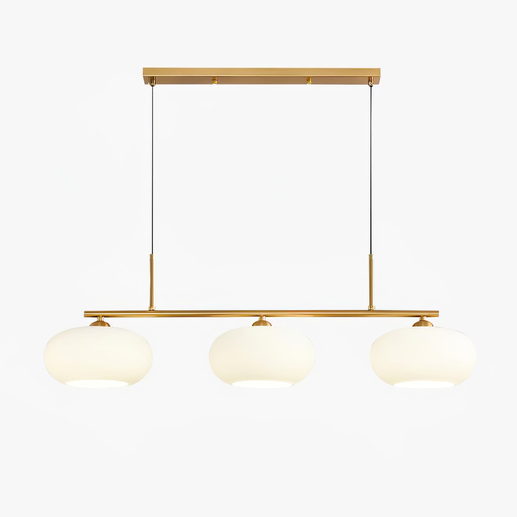 Valentina Cream Cluster Pendant Light, 3 Heads - Letslighting
