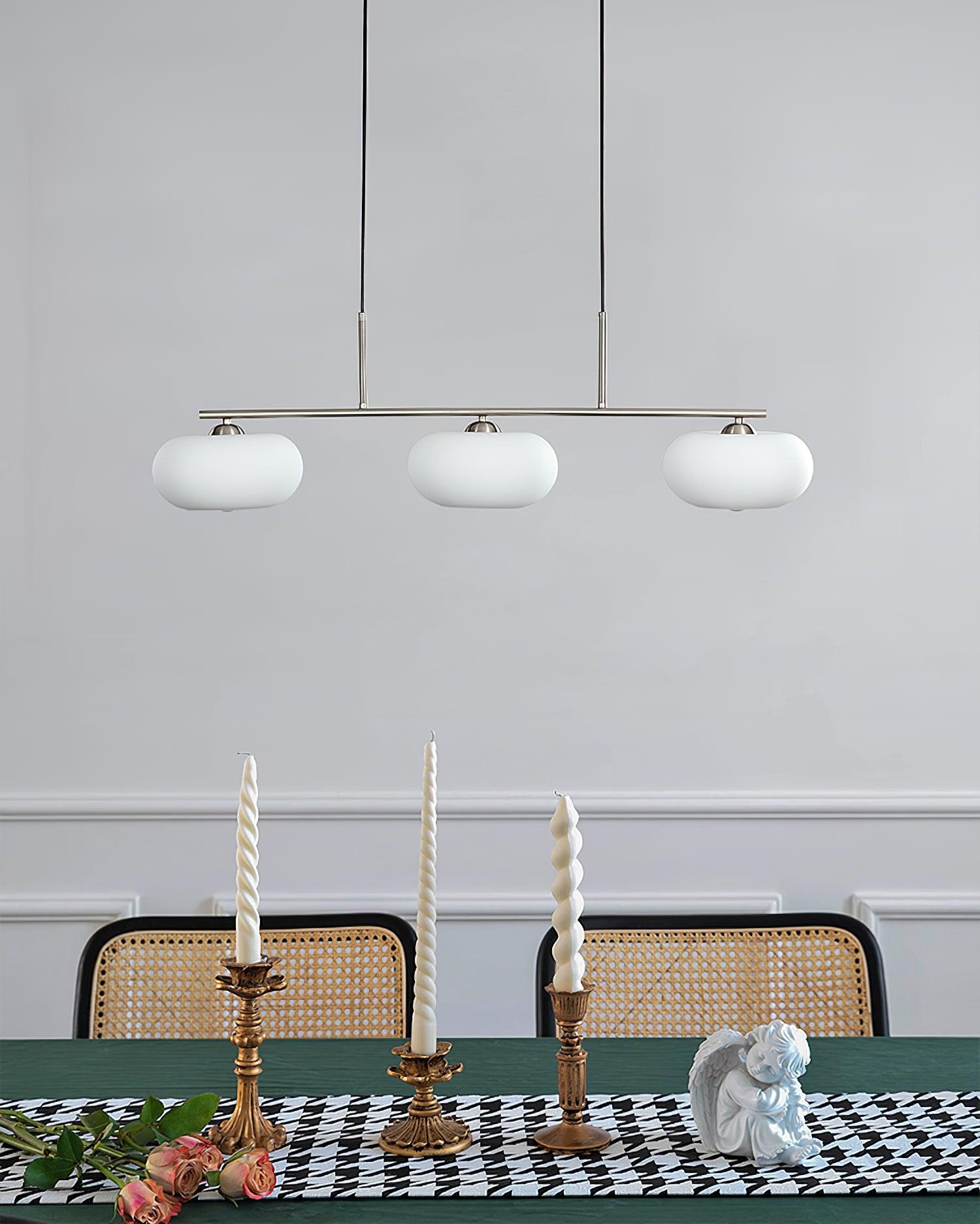 Lustra Pendant Lamp 3-Light Globe Shaped Linear - Letslighting