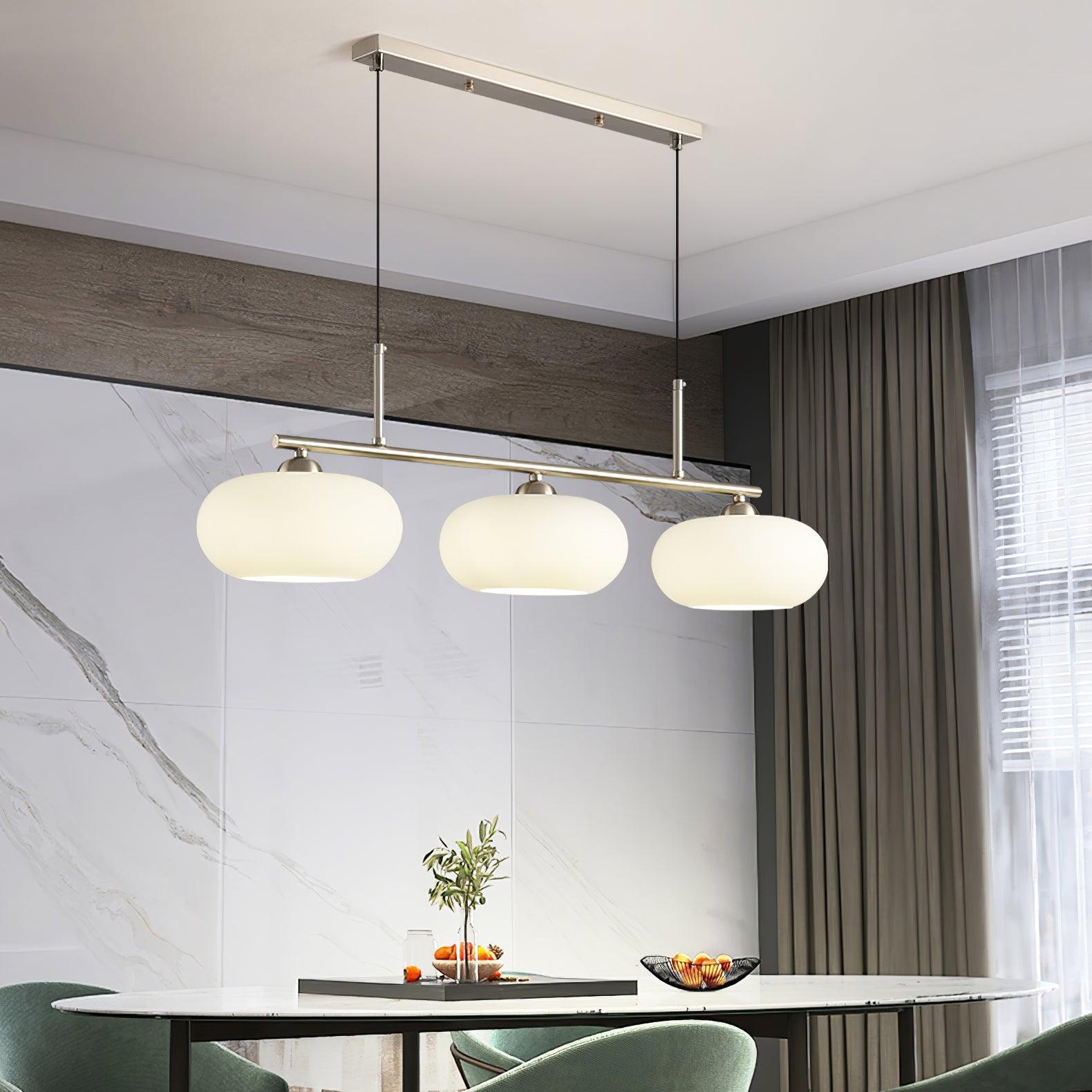 Lustra Pendant Lamp 3-Light Globe Shaped Linear - Letslighting