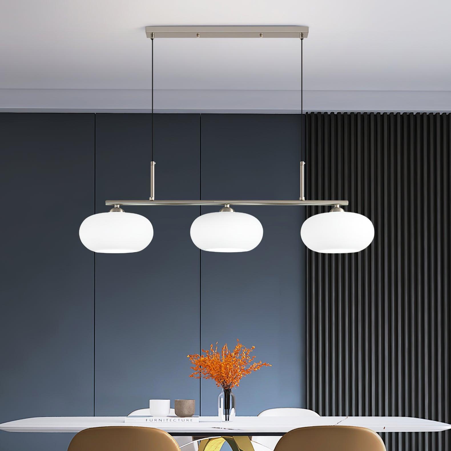 Lustra Pendant Lamp 3-Light Globe Shaped Linear - Letslighting