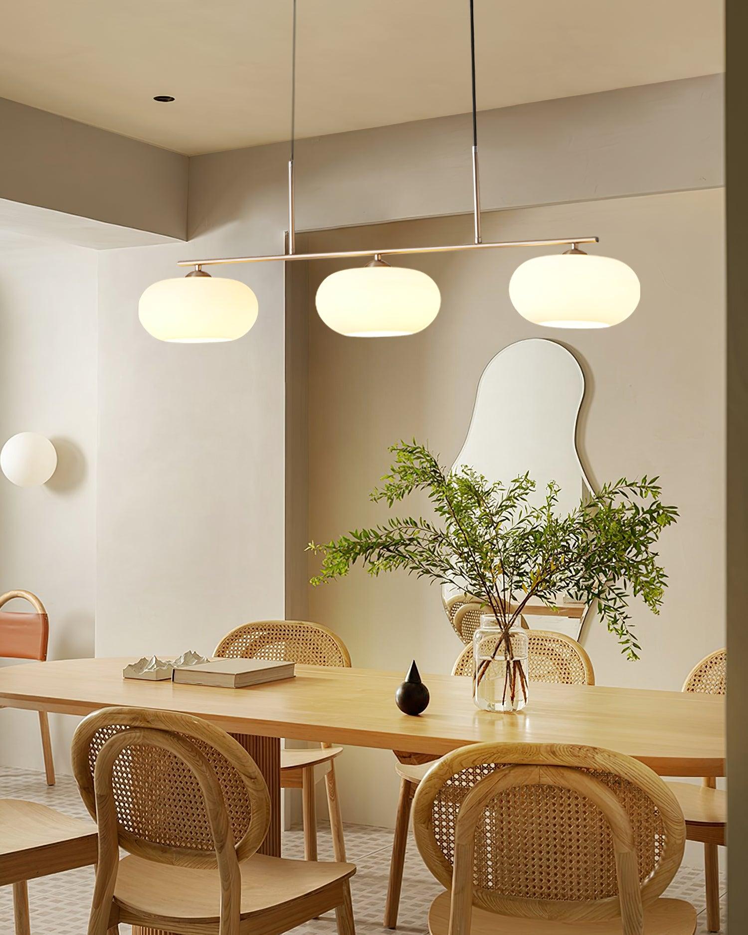 Lustra Pendant Lamp 3-Light Globe Shaped Linear - Letslighting