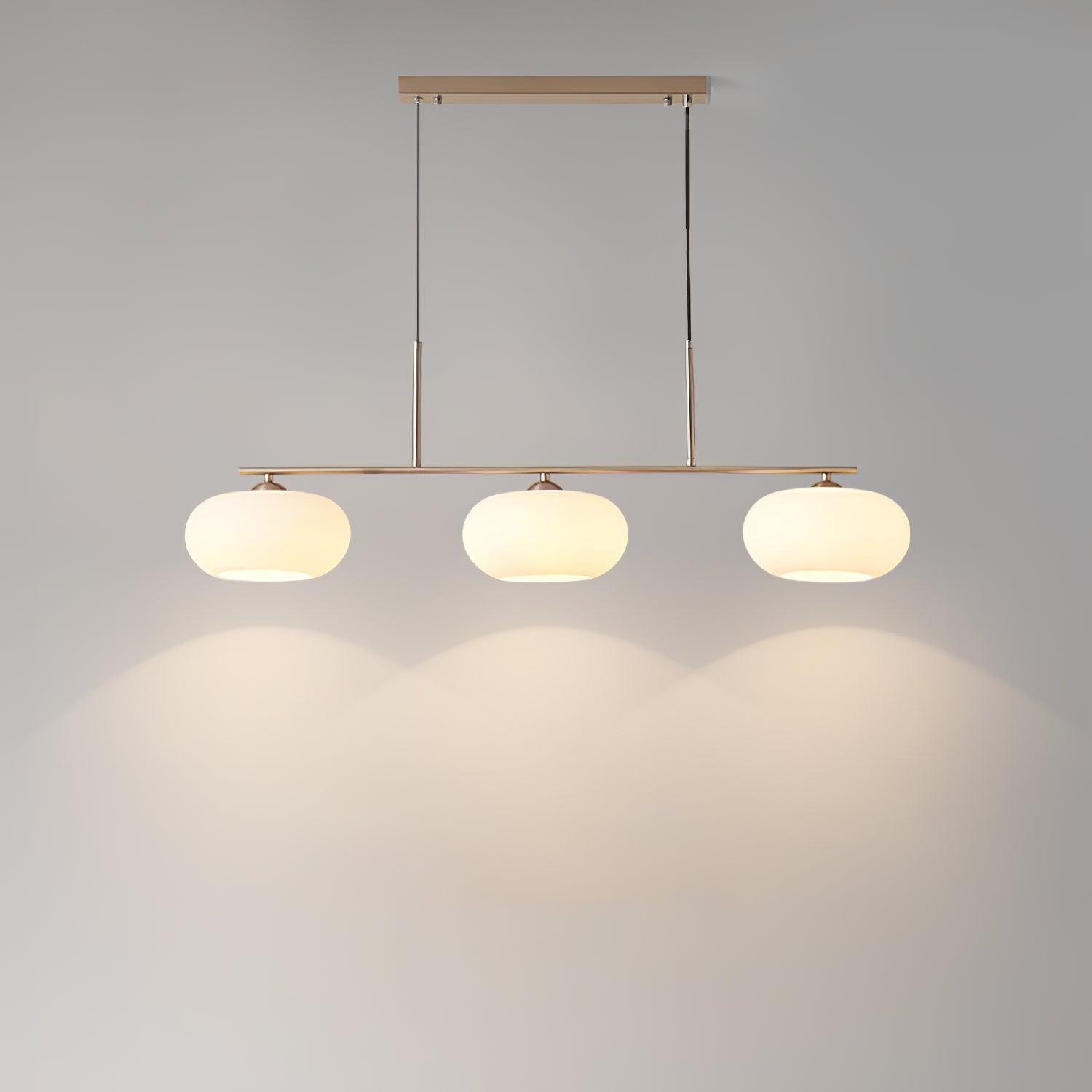 Lustra Pendant Lamp 3-Light Globe Shaped Linear - Letslighting