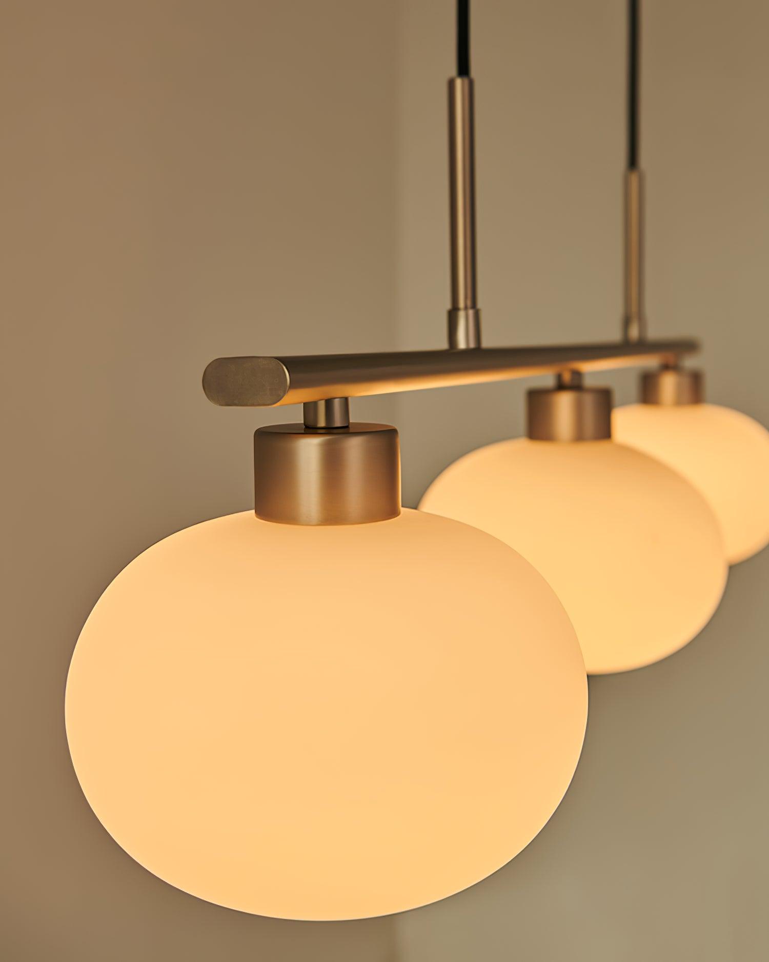 Lustra Pendant Lamp 3-Light Globe Shaped Linear - Letslighting