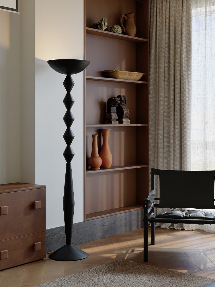 Stack Modern Wood Floor Lamp