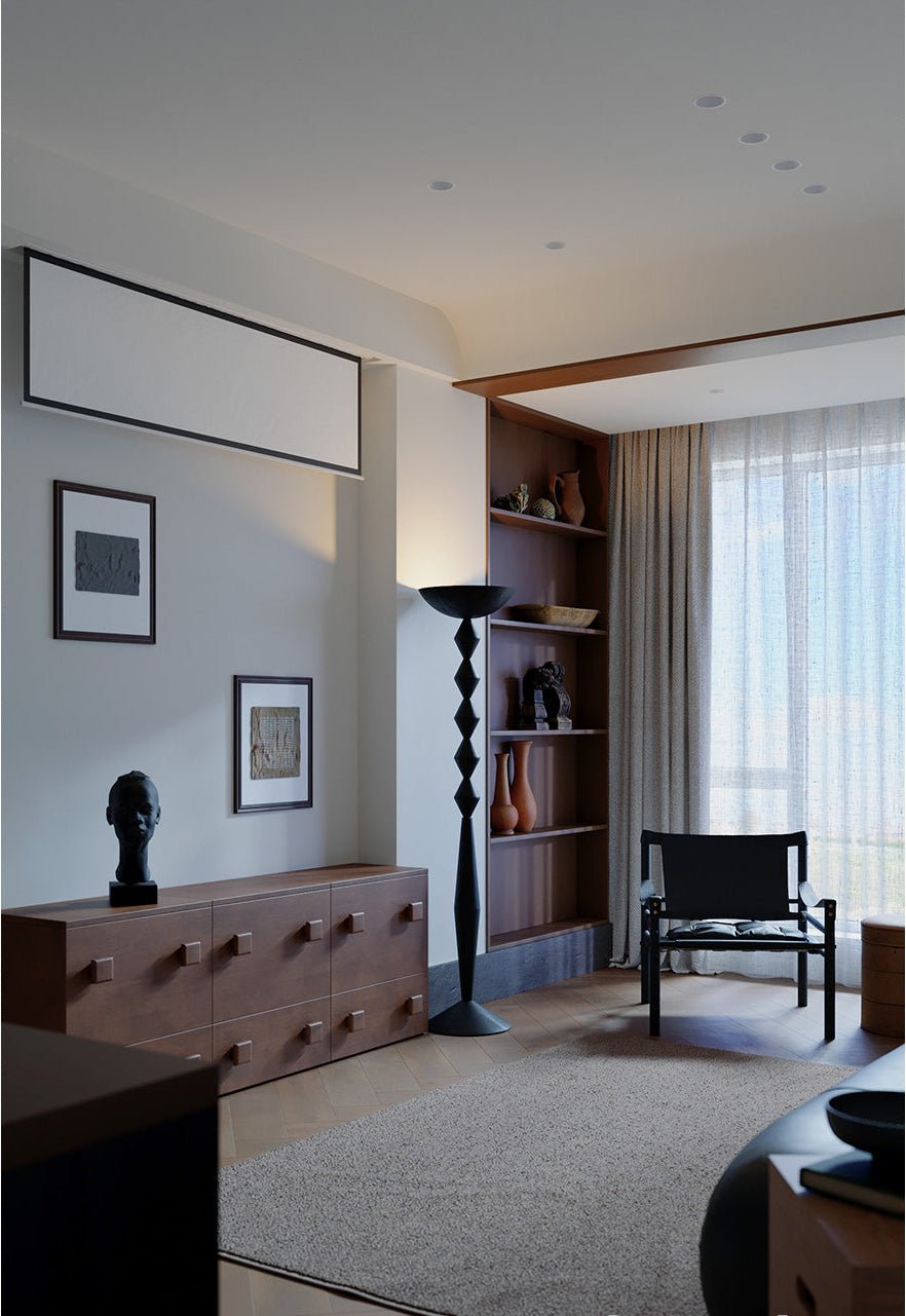 Stack Modern Wood Floor Lamp