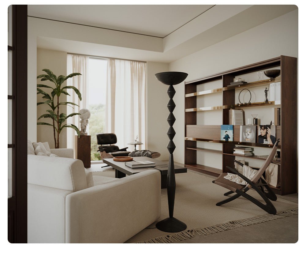 Stack Modern Wood Floor Lamp