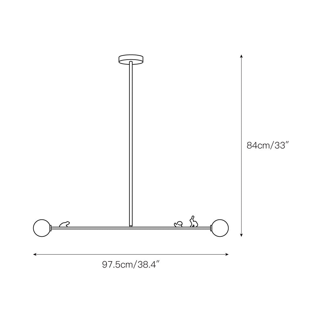 Zaveniel Modern Minimalist Brass Glass Pendant Lamp - Letslighting