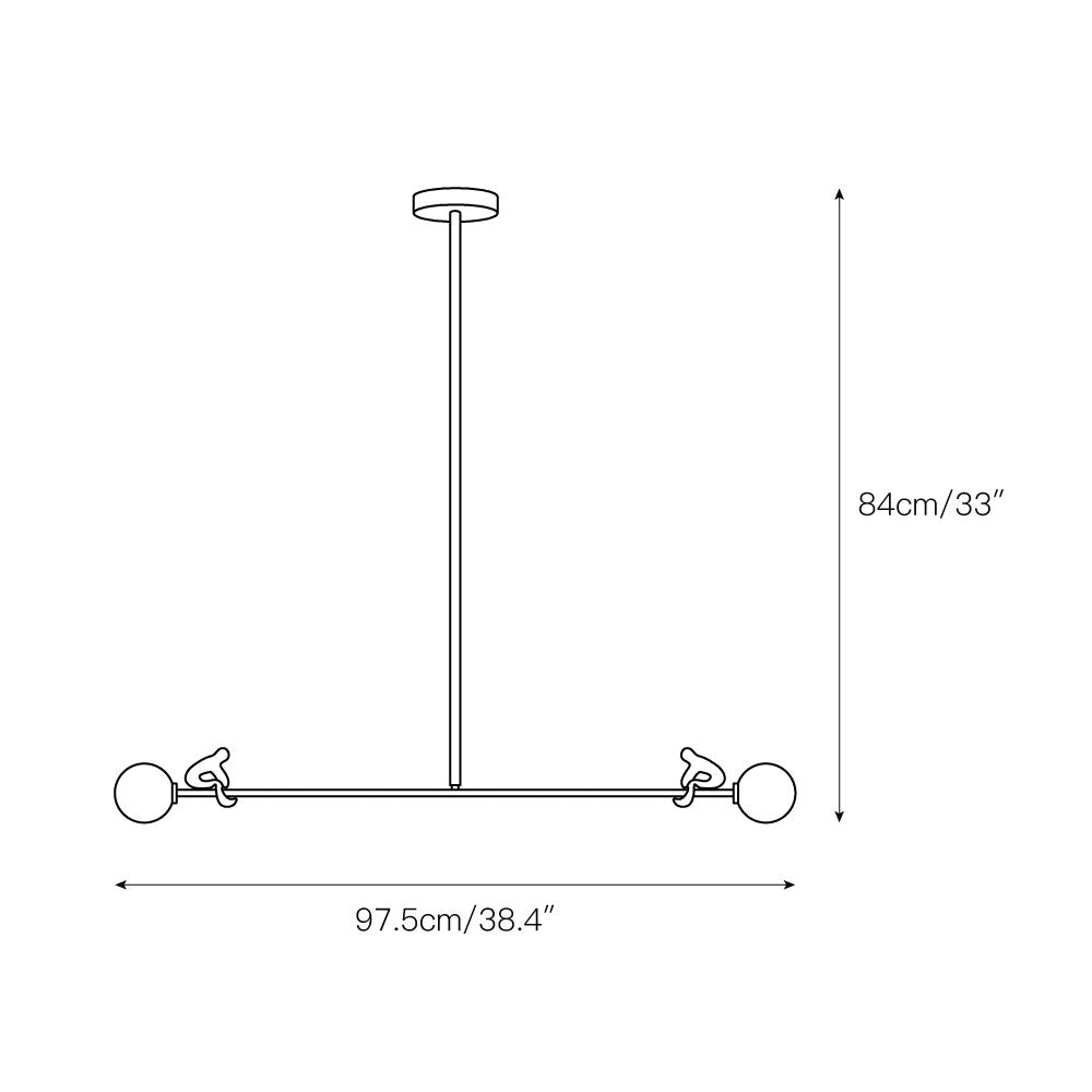 Zaveniel Modern Minimalist Brass Glass Pendant Lamp - Letslighting