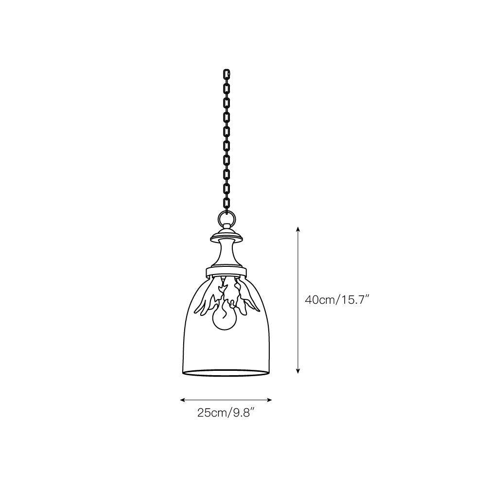 Nyrinaris Vintage Premium Glass Pendant Lamp - Letslighting