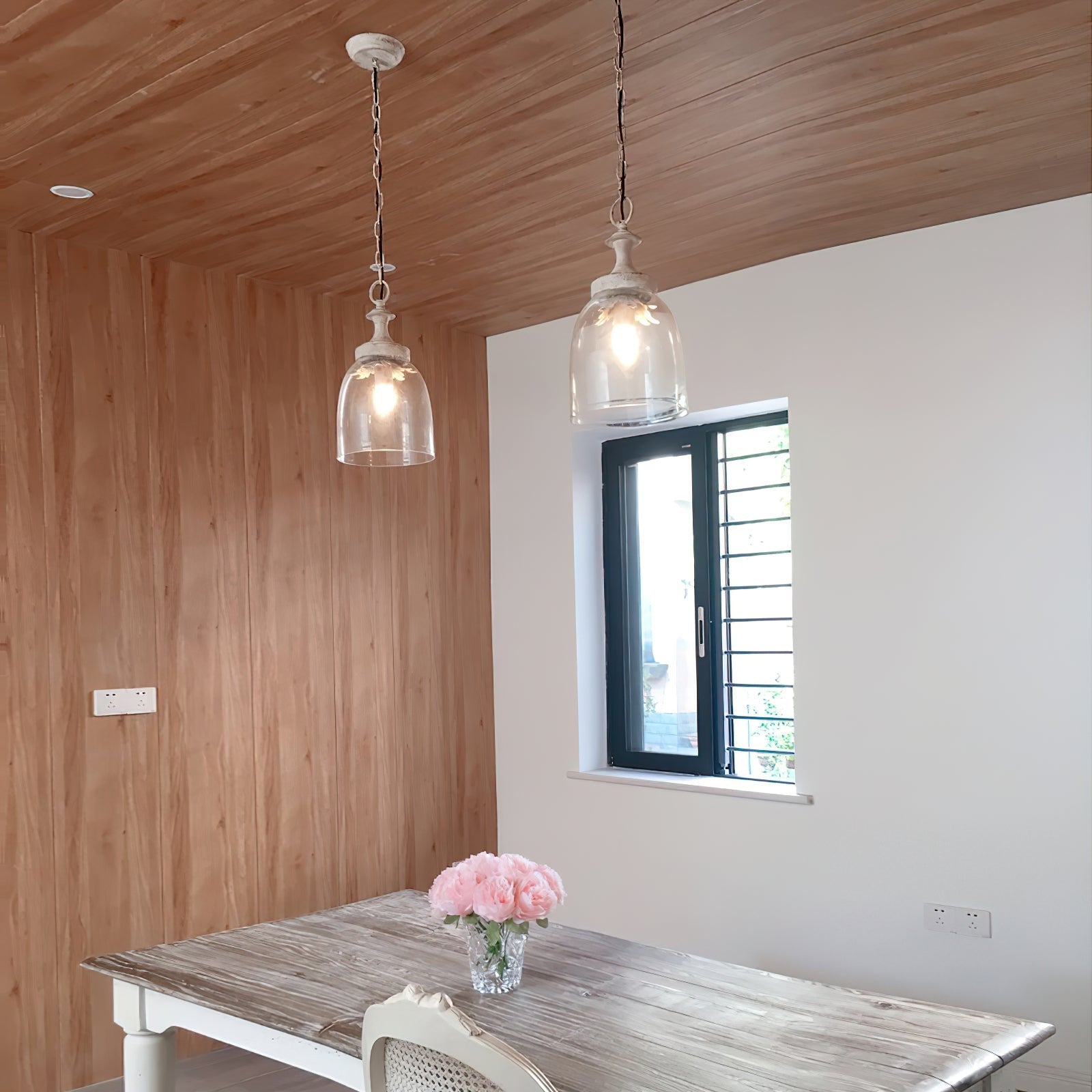 Nyrinaris Vintage Premium Glass Pendant Lamp - Letslighting
