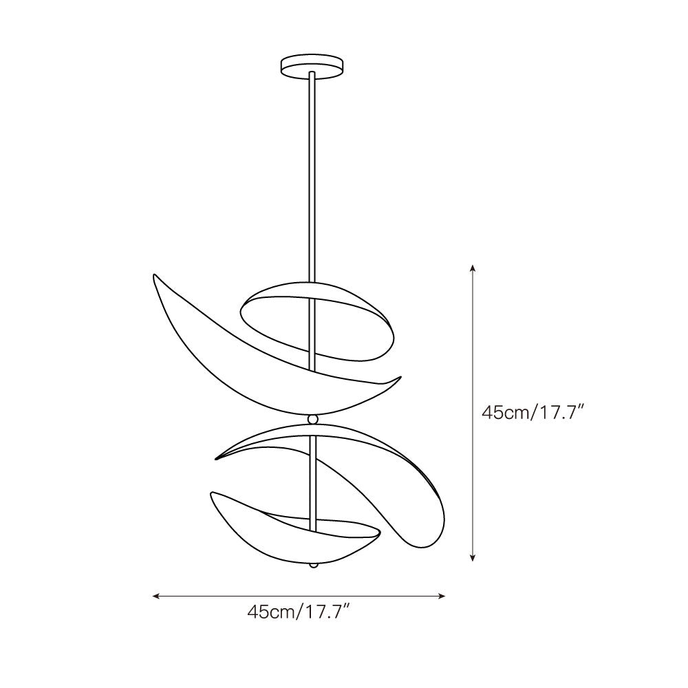 Unorara Premium Nordic Floating Pendant Lamp - Letslighting