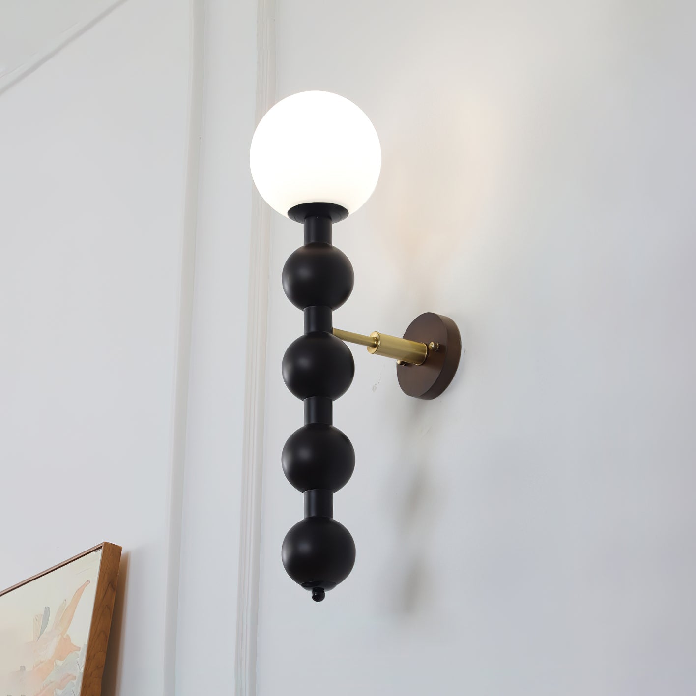 Wall Lamp Gourd in Wood and Glass Modern Style - Letslighting