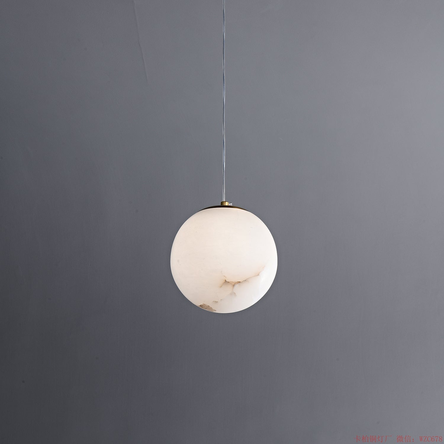 Esolisra Minimalist Alabaster Pendant Light - Letslighting