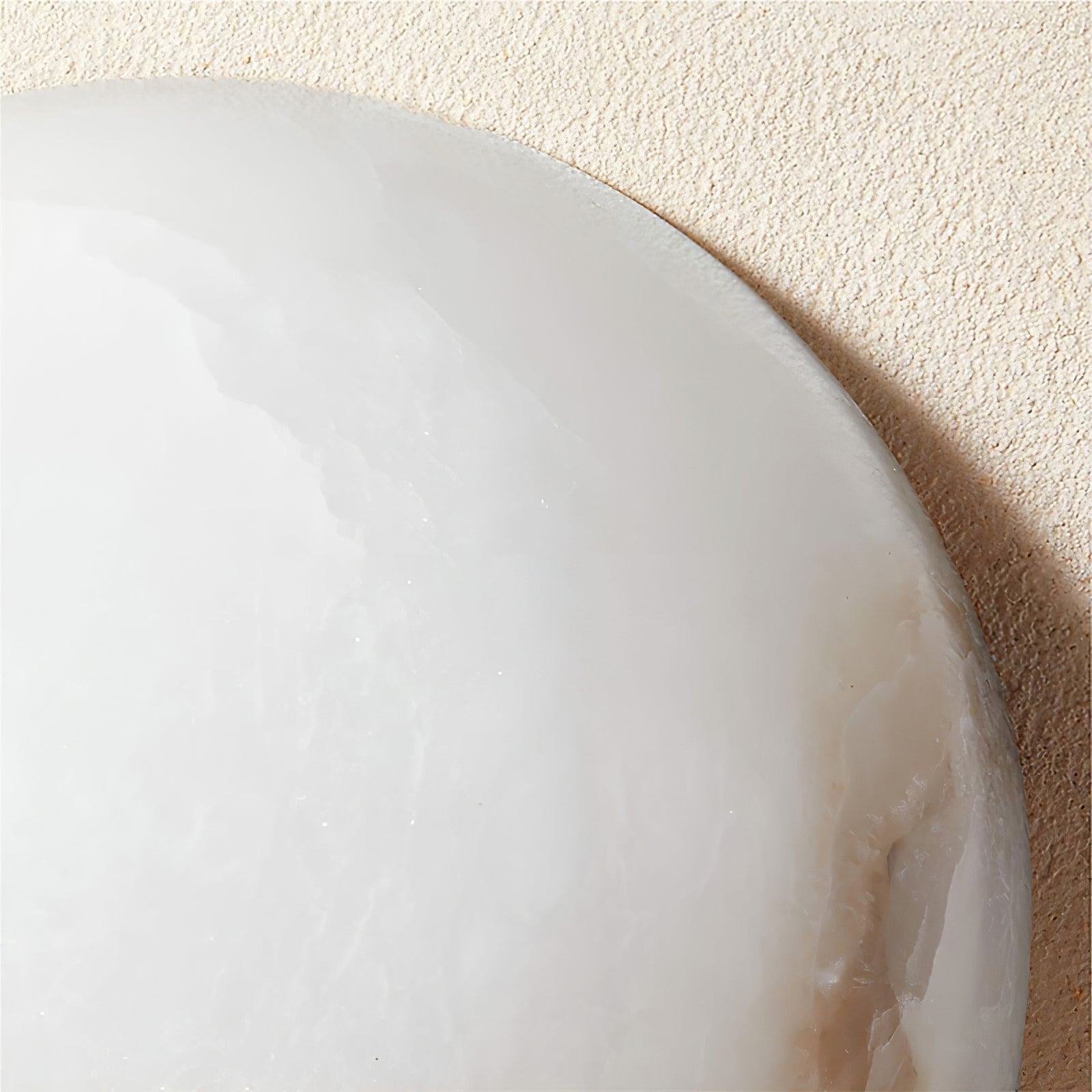 Visoliel Minimalist Alabaster Ceiling Light - Letslighting