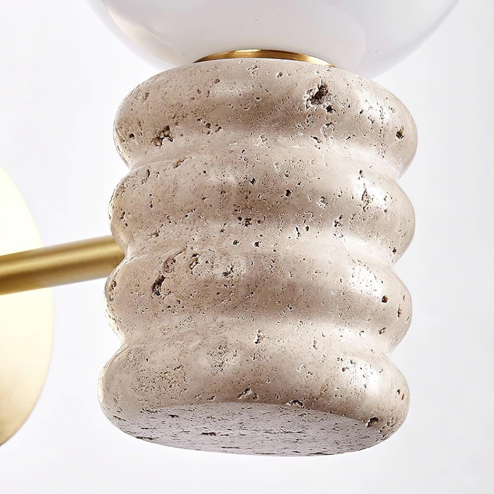Calenne Wall Lamp Travertine - Letslighting