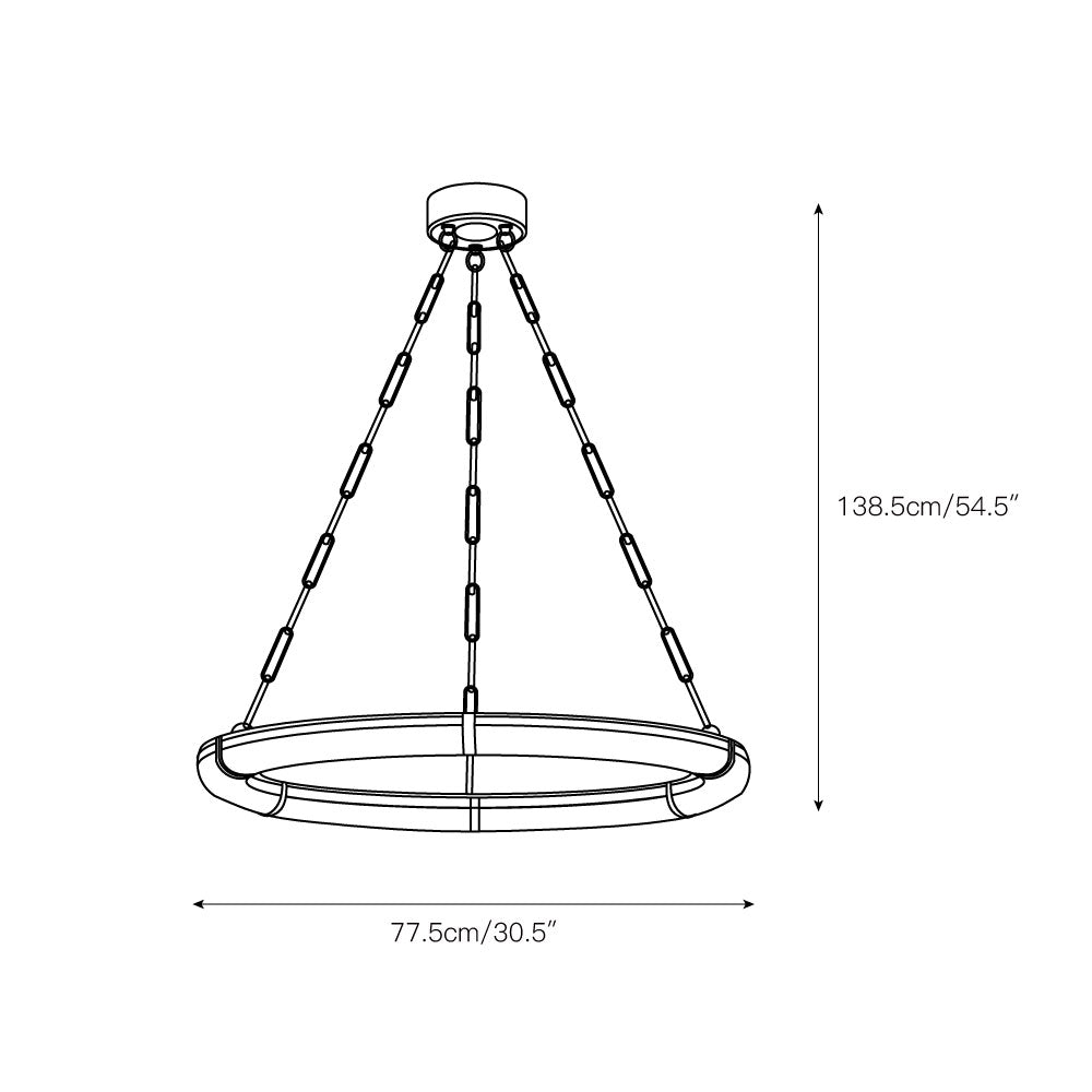 Oltalora Modern Minimalist Alabaster Chandelier - Letslighting