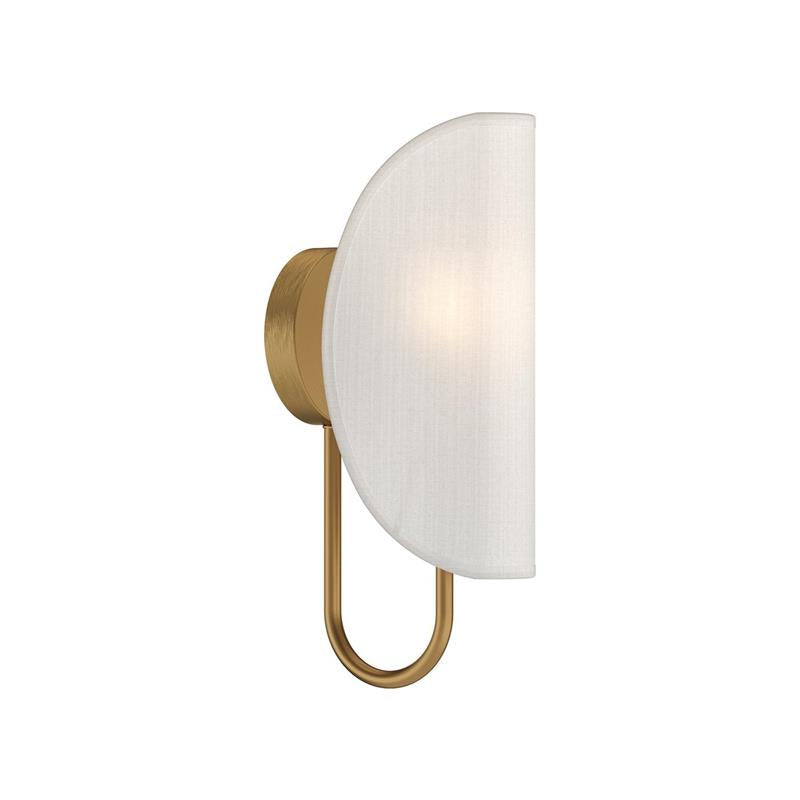 Arsorara Modern Minimalist Leaf Brass Fabric Wall Lamp - Letslighting