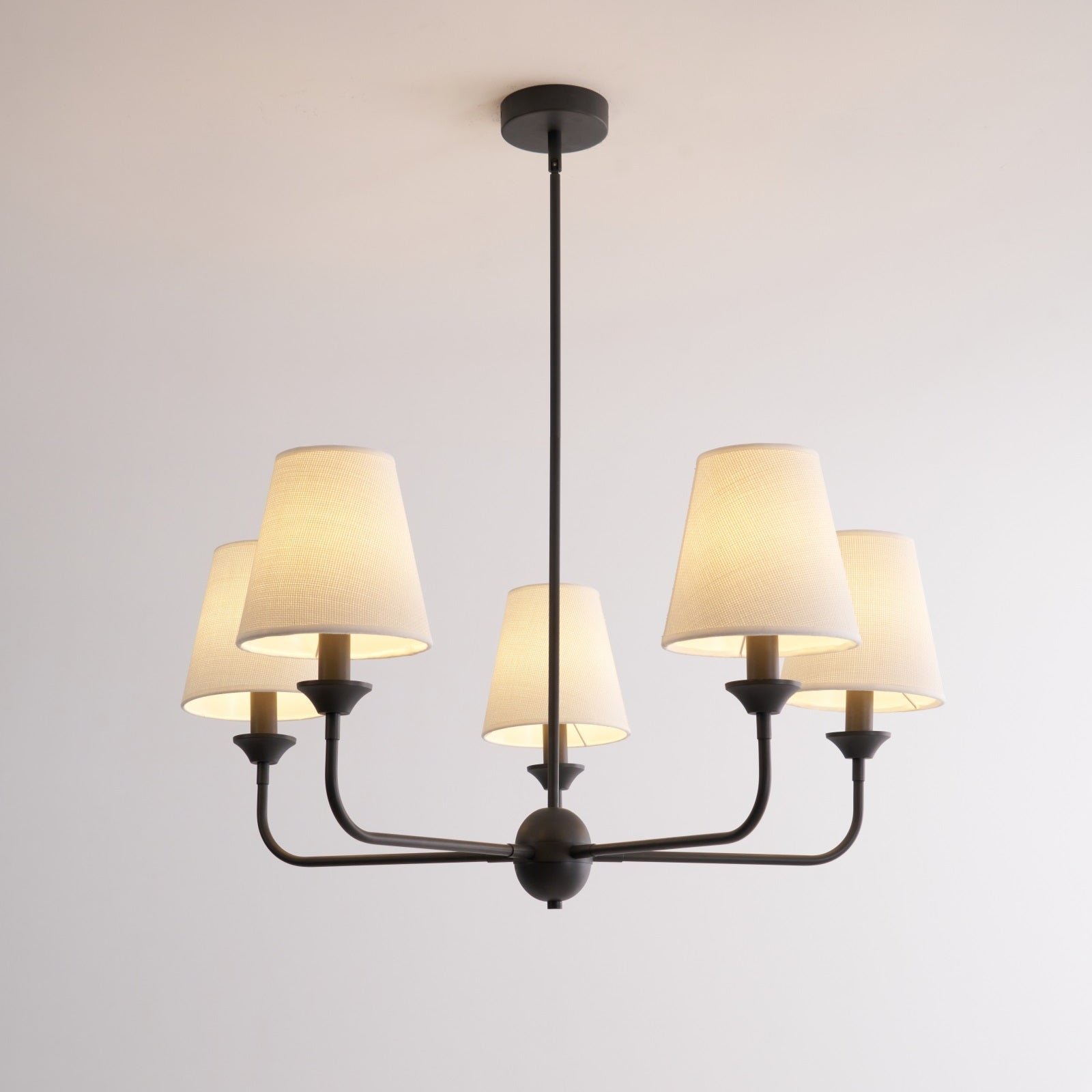 Zesorel Vintage Industrial Fabric Chandelier - Letslighting