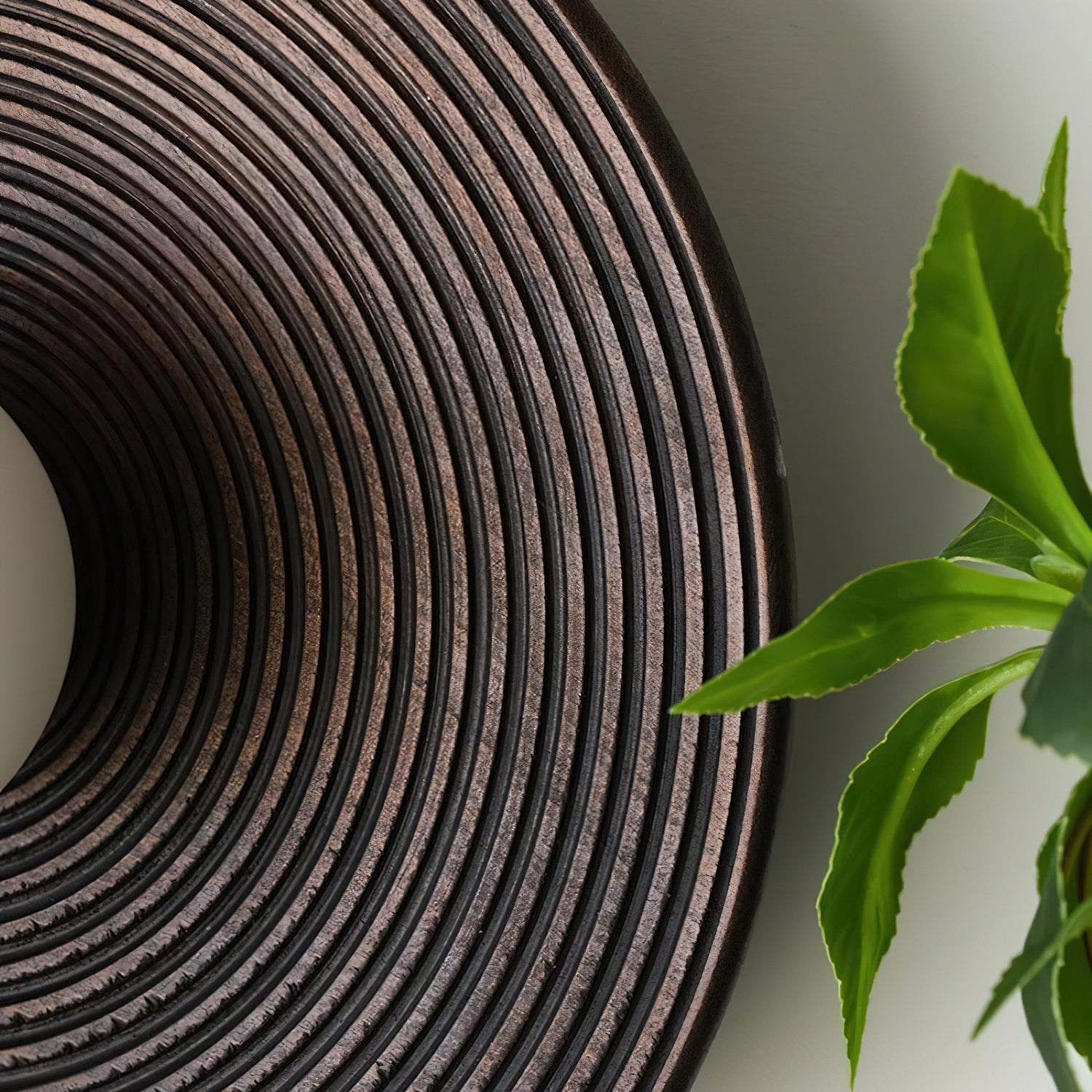 Serena Wall Lamp Wood Round Minimalist - Letslighting