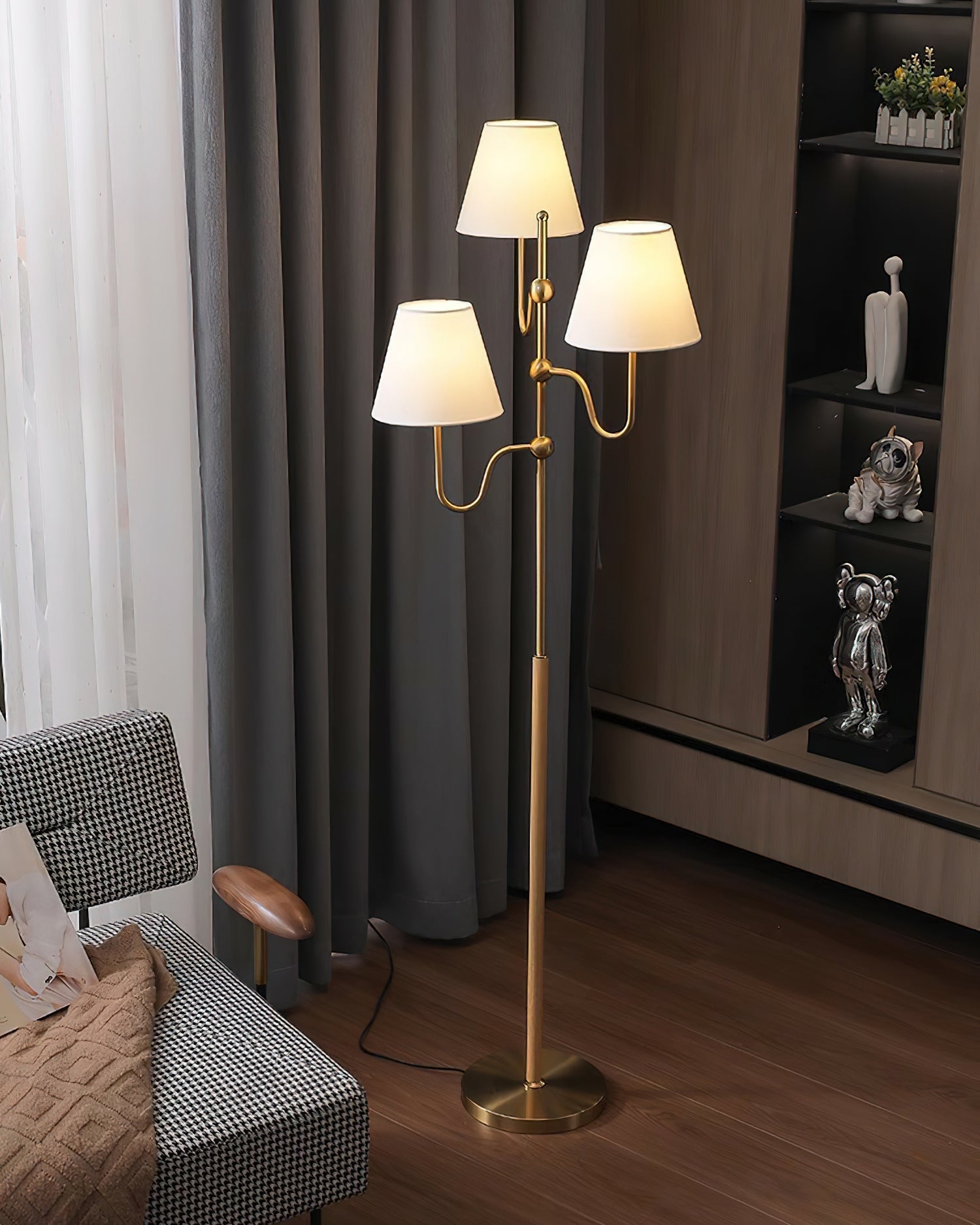 Lustra Floor Lamp Cloth Shade - Letslighting