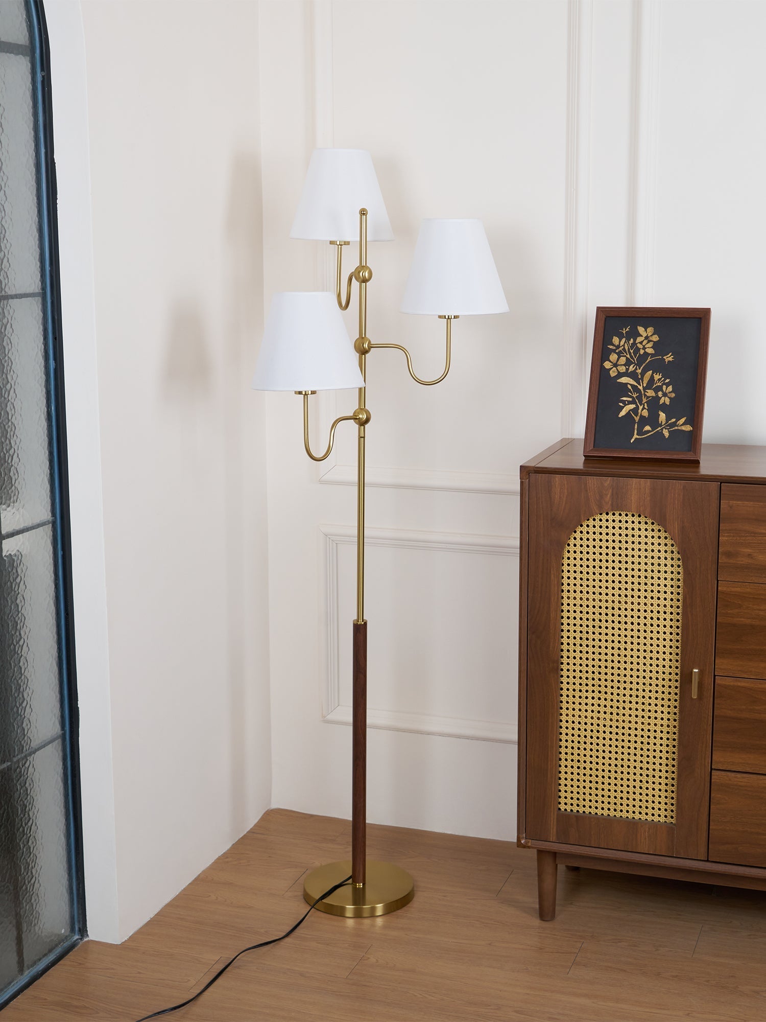 Lustra Floor Lamp Cloth Shade - Letslighting