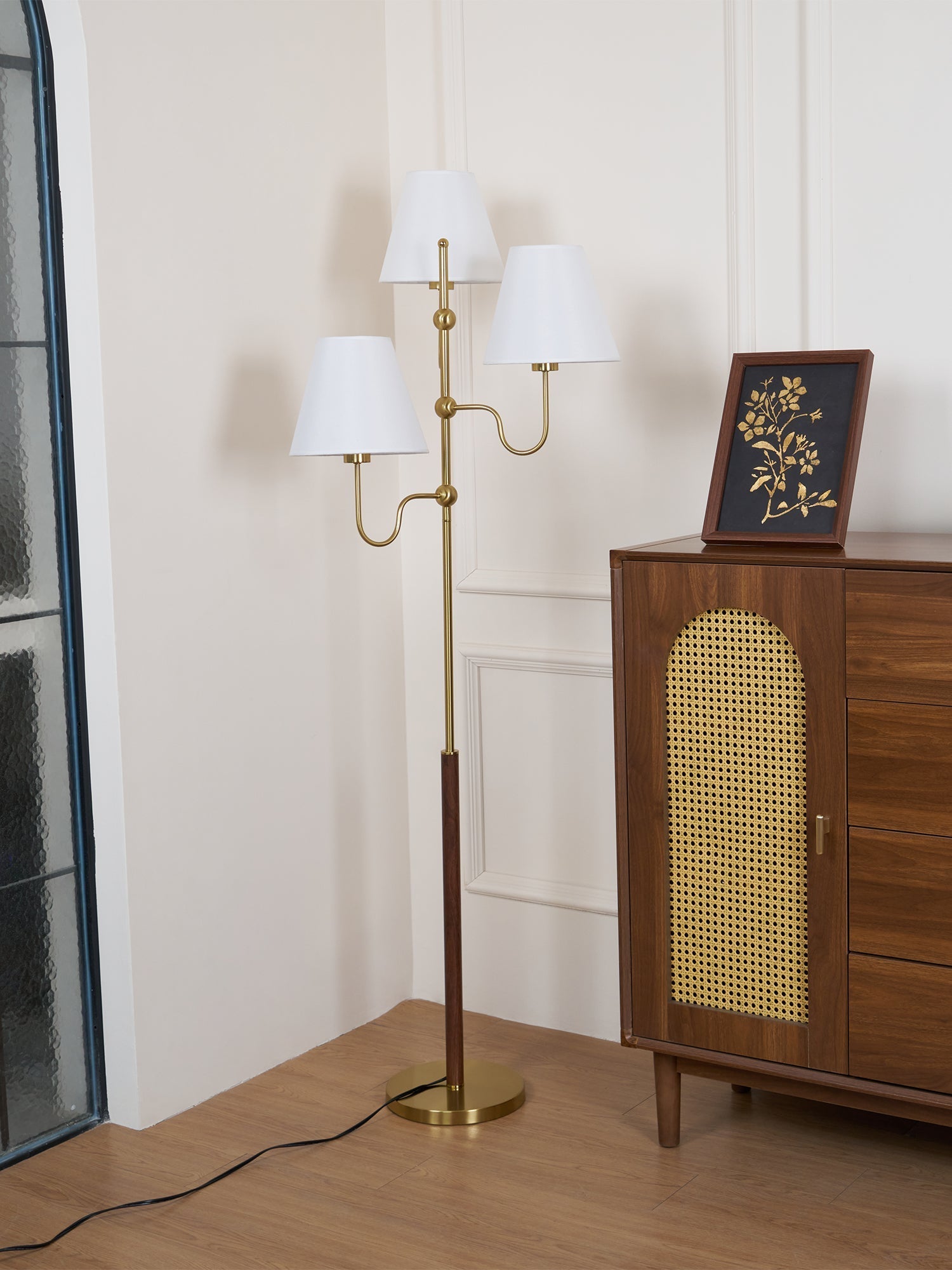 Lustra Floor Lamp Cloth Shade - Letslighting