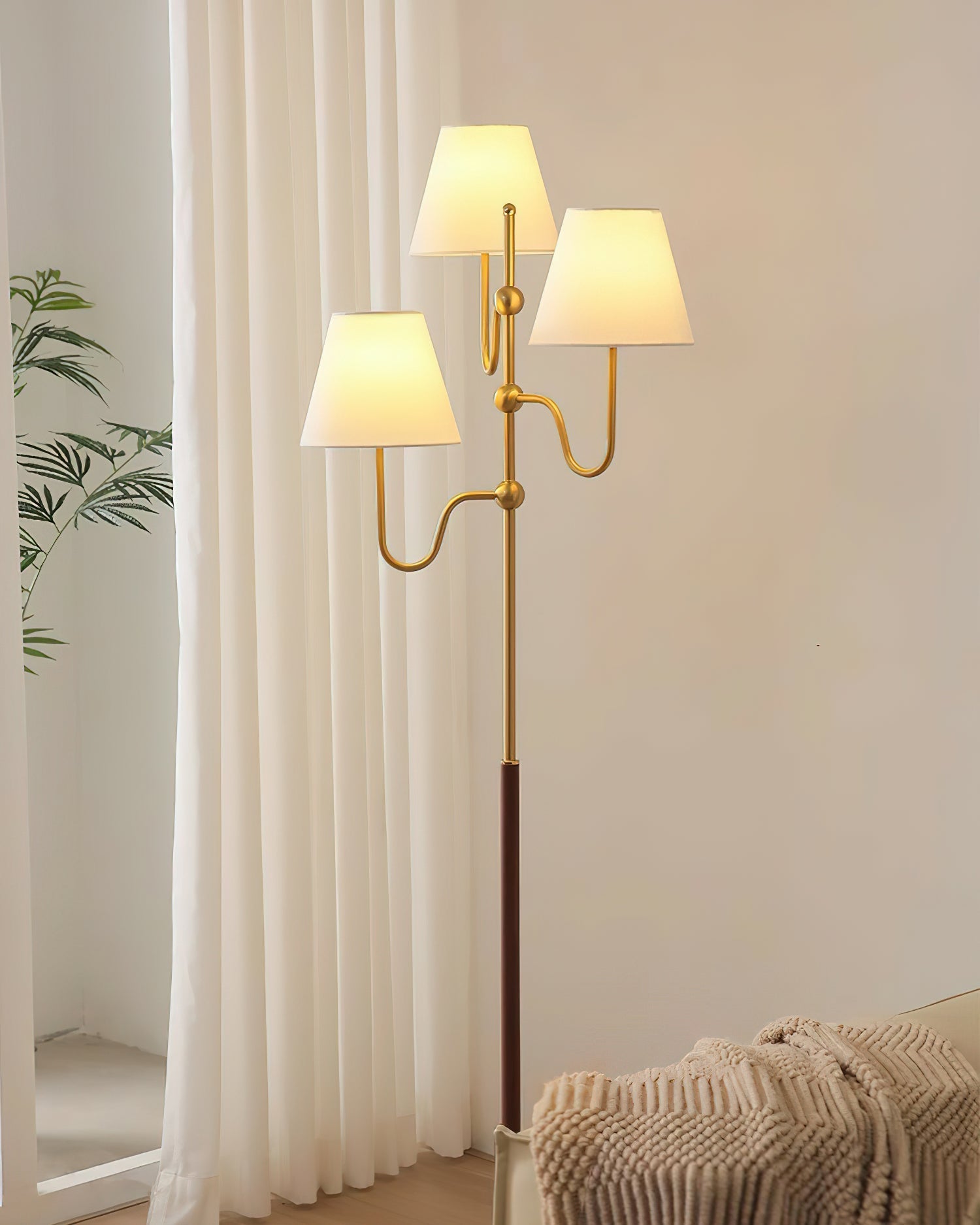 Lustra Floor Lamp Cloth Shade - Letslighting