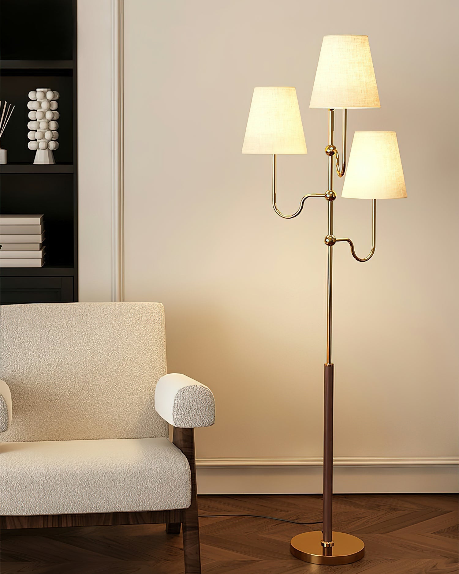 Lustra Floor Lamp Cloth Shade - Letslighting