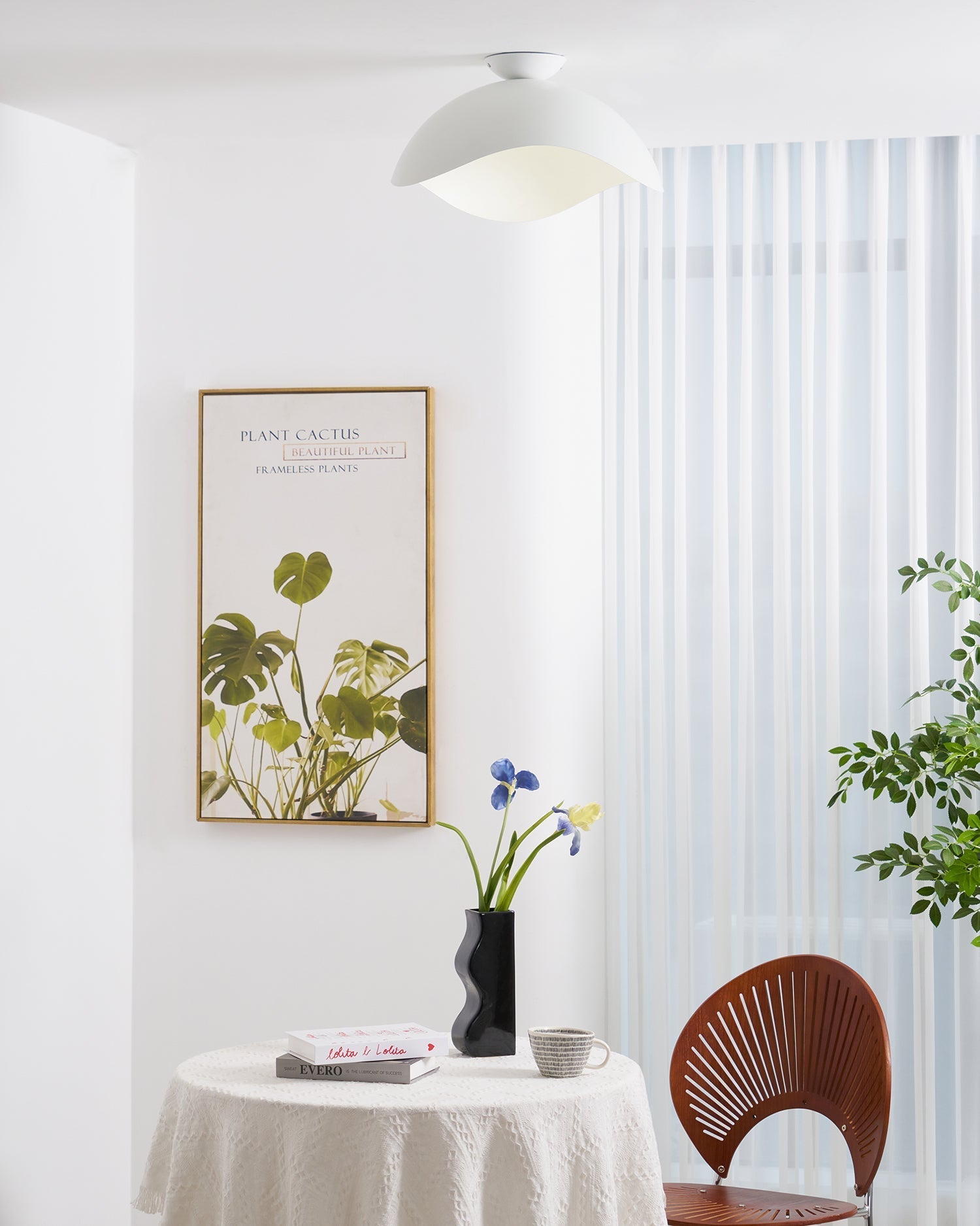 Etalir Nordic Art Wave Ceiling Light - Letslighting