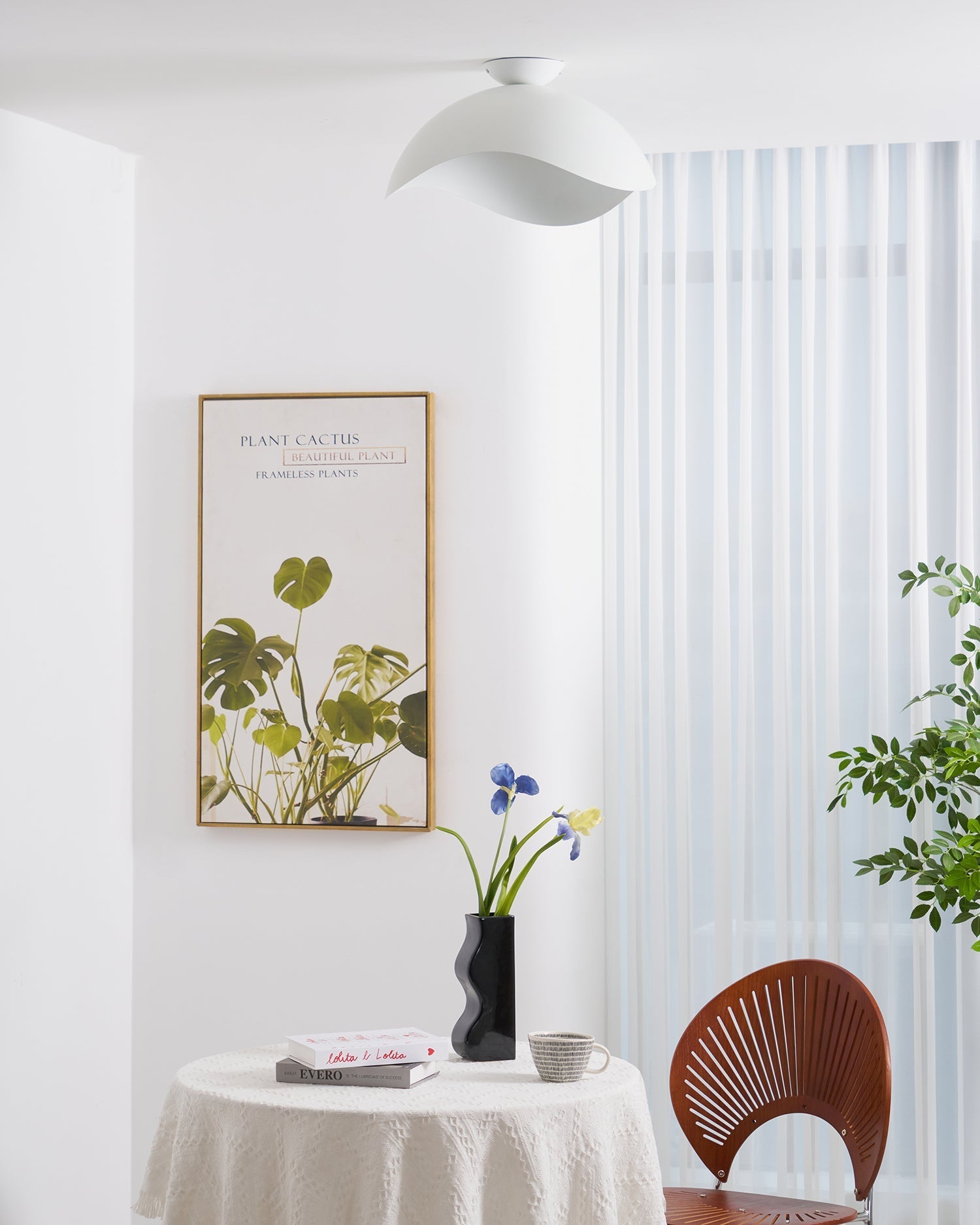 Etalir Nordic Art Wave Ceiling Light - Letslighting