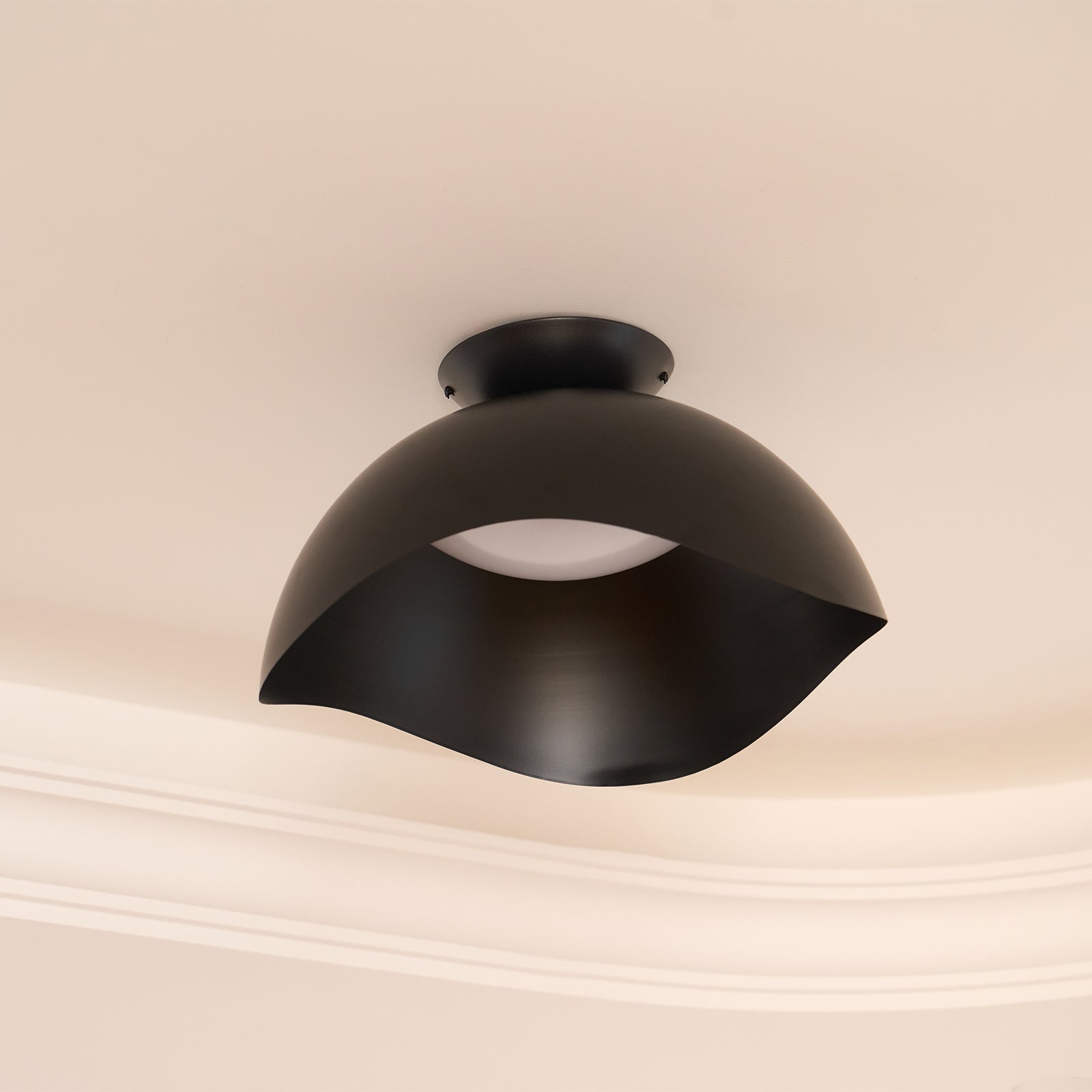 Aria Bowl Wave Ceiling Light - Letslighting