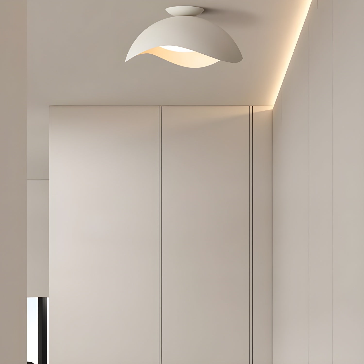Aria Bowl Wave Ceiling Light - Letslighting