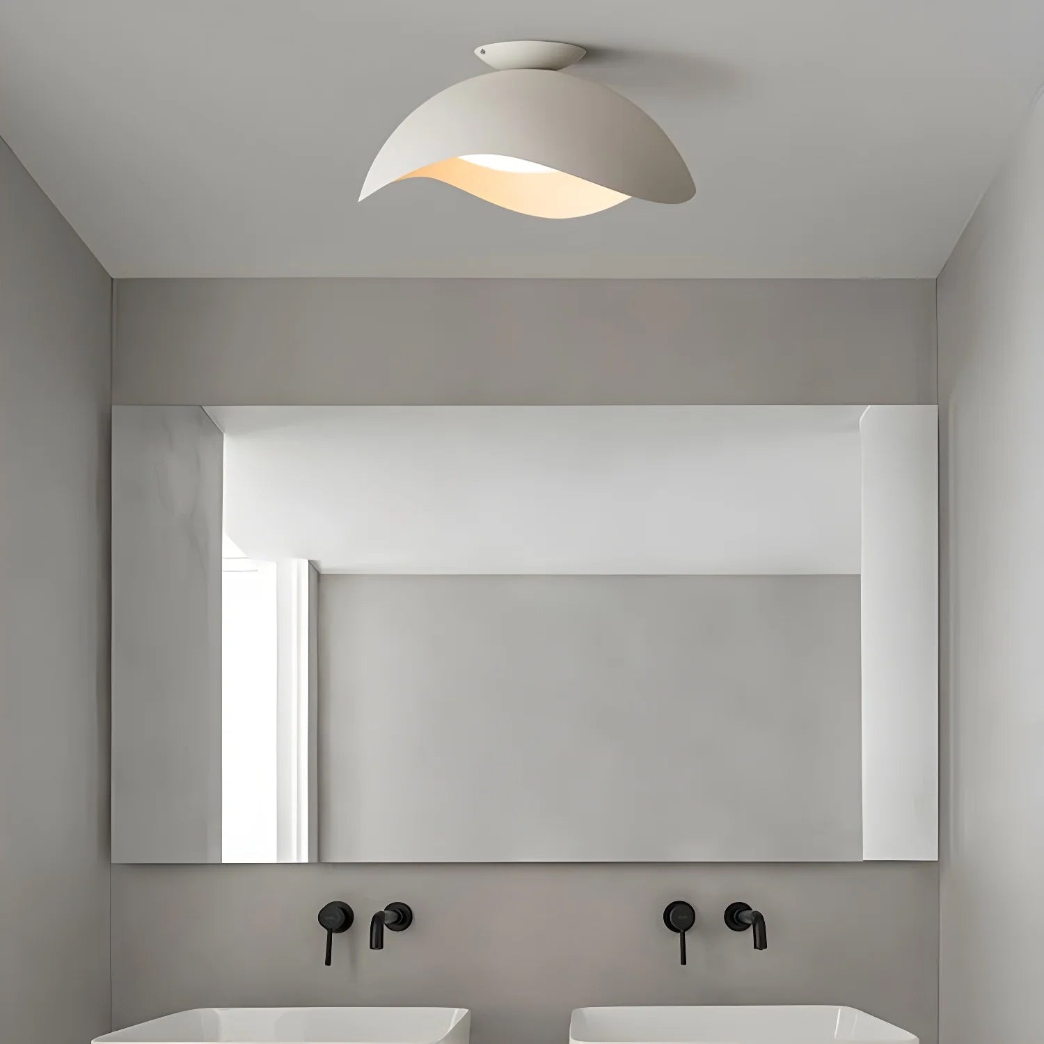 Aria Bowl Wave Ceiling Light - Letslighting