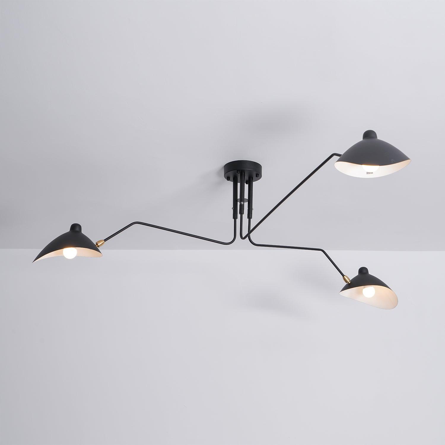 Arisha Industry Three Arm Ceiling Light