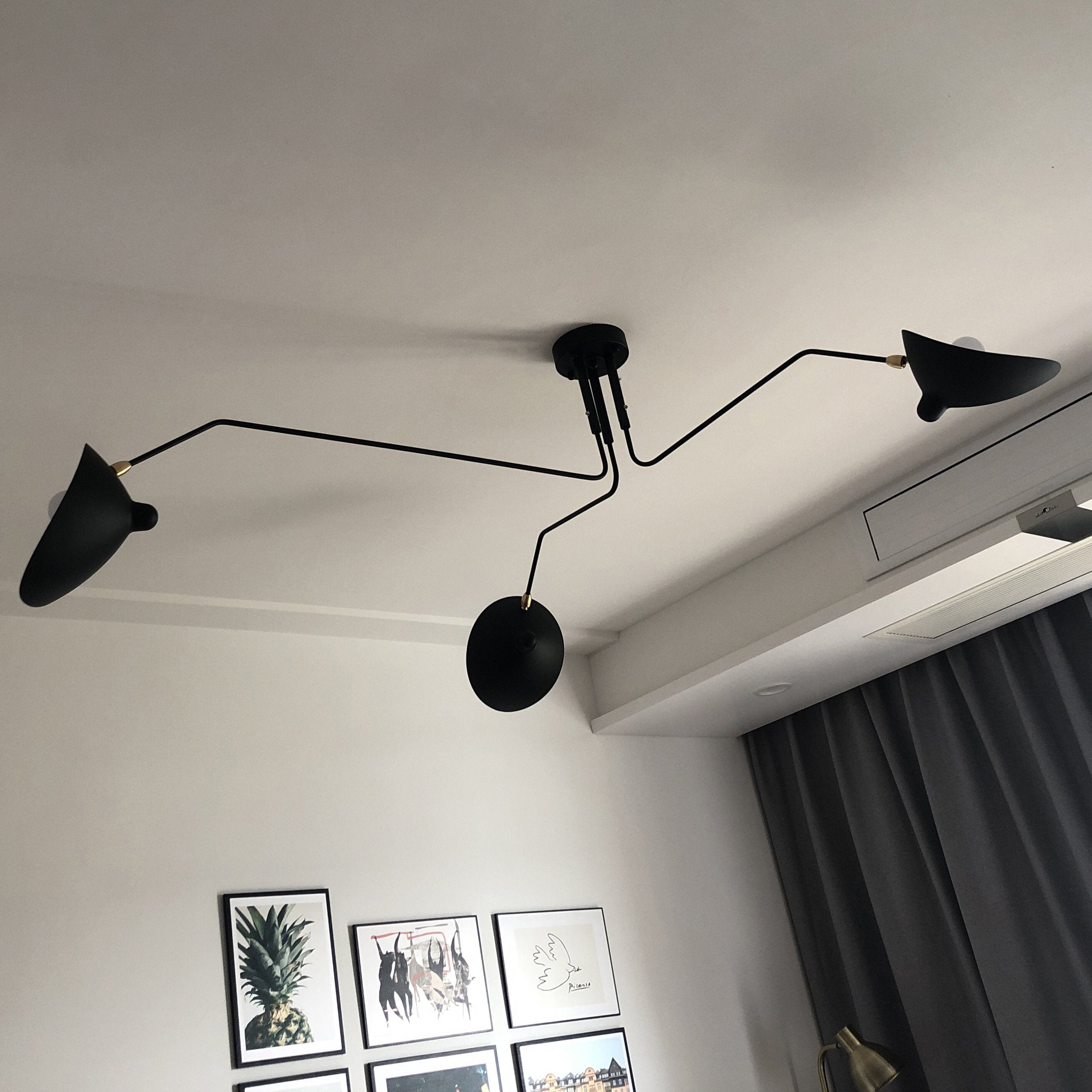 Arisha Industry Three Arm Ceiling Light