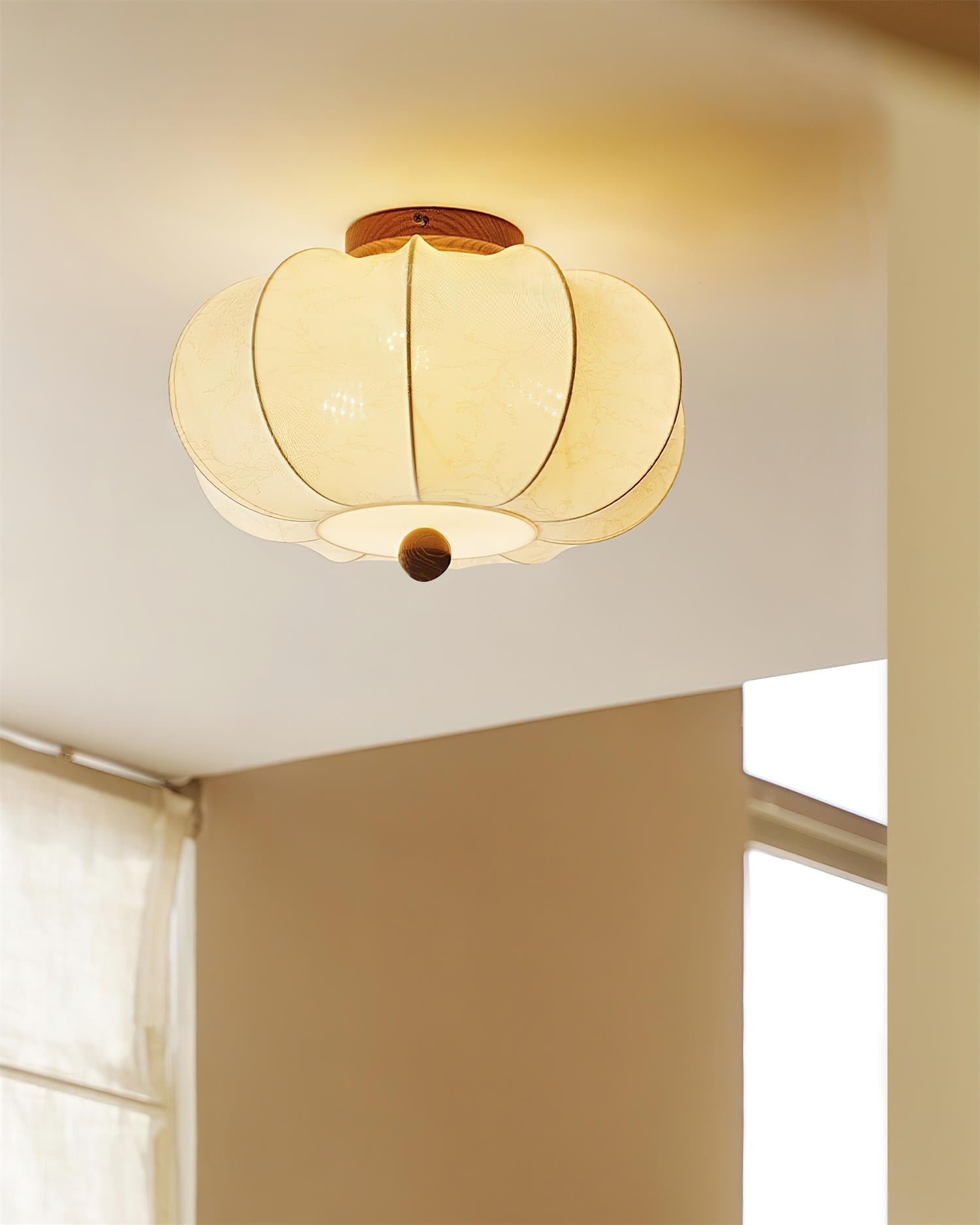 Serica Ceiling Lamp with Lantern Silhouette - Letslighting