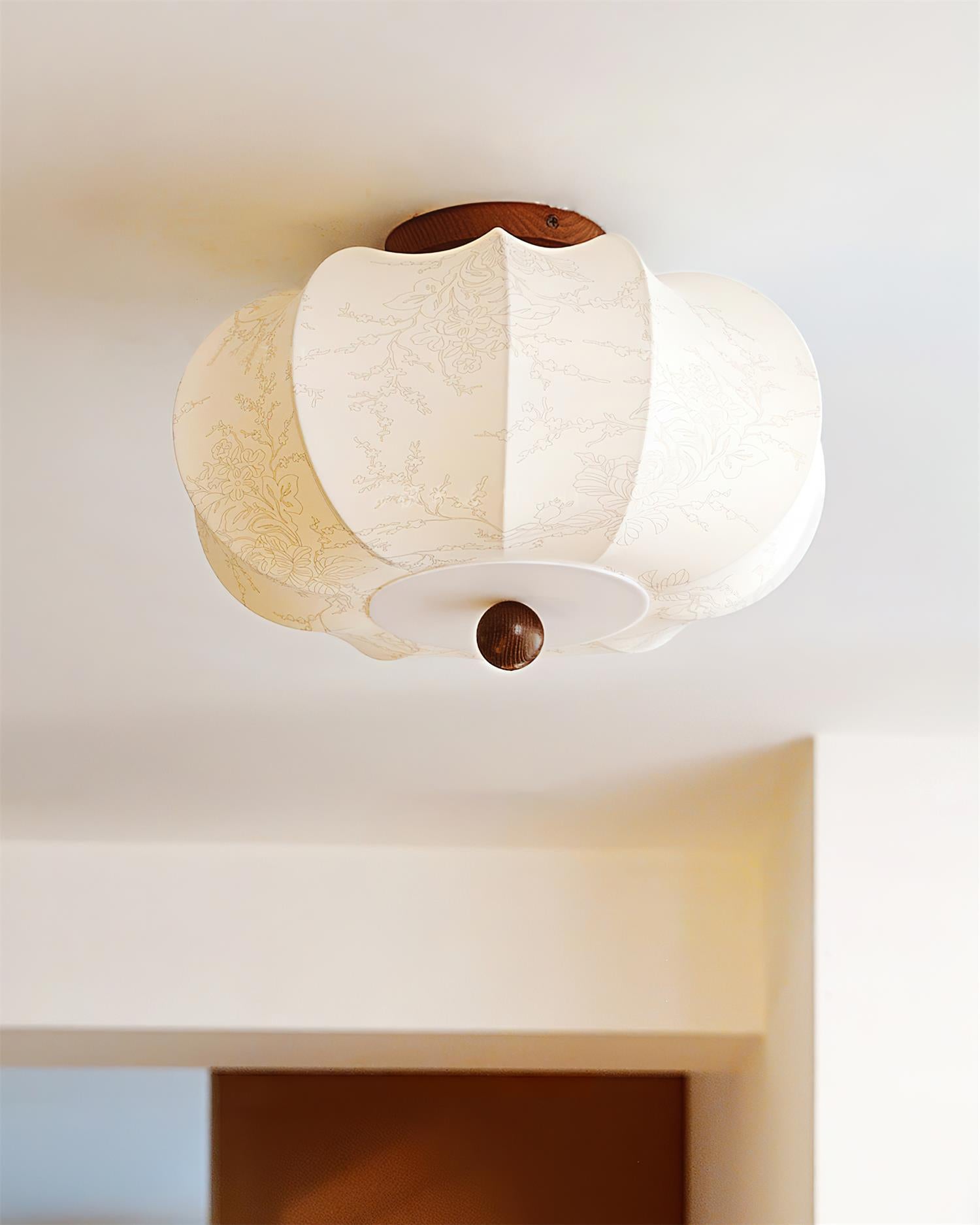 Serica Ceiling Lamp with Lantern Silhouette - Letslighting