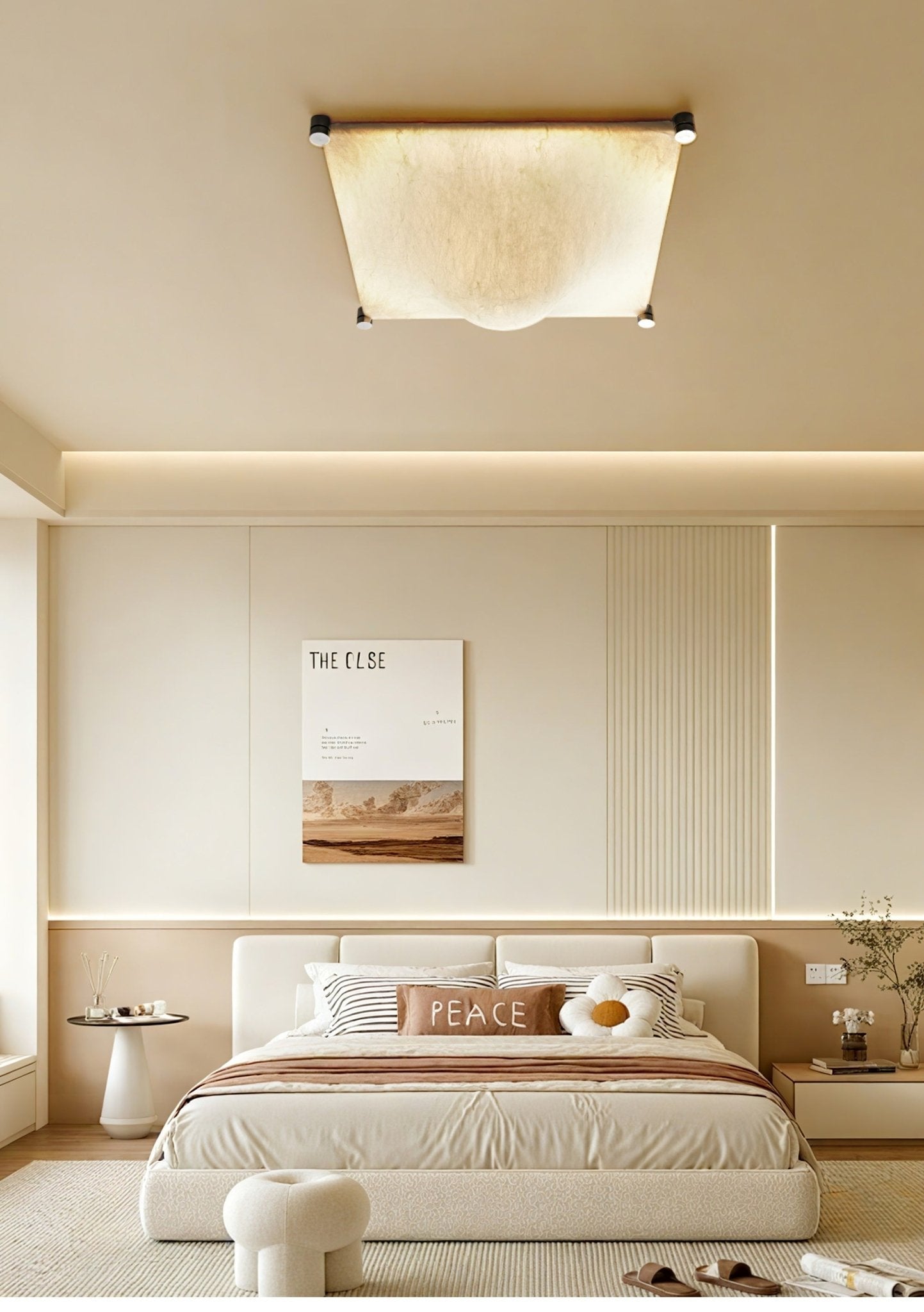 Panel Rustic Silk Wall Light - Letslighting