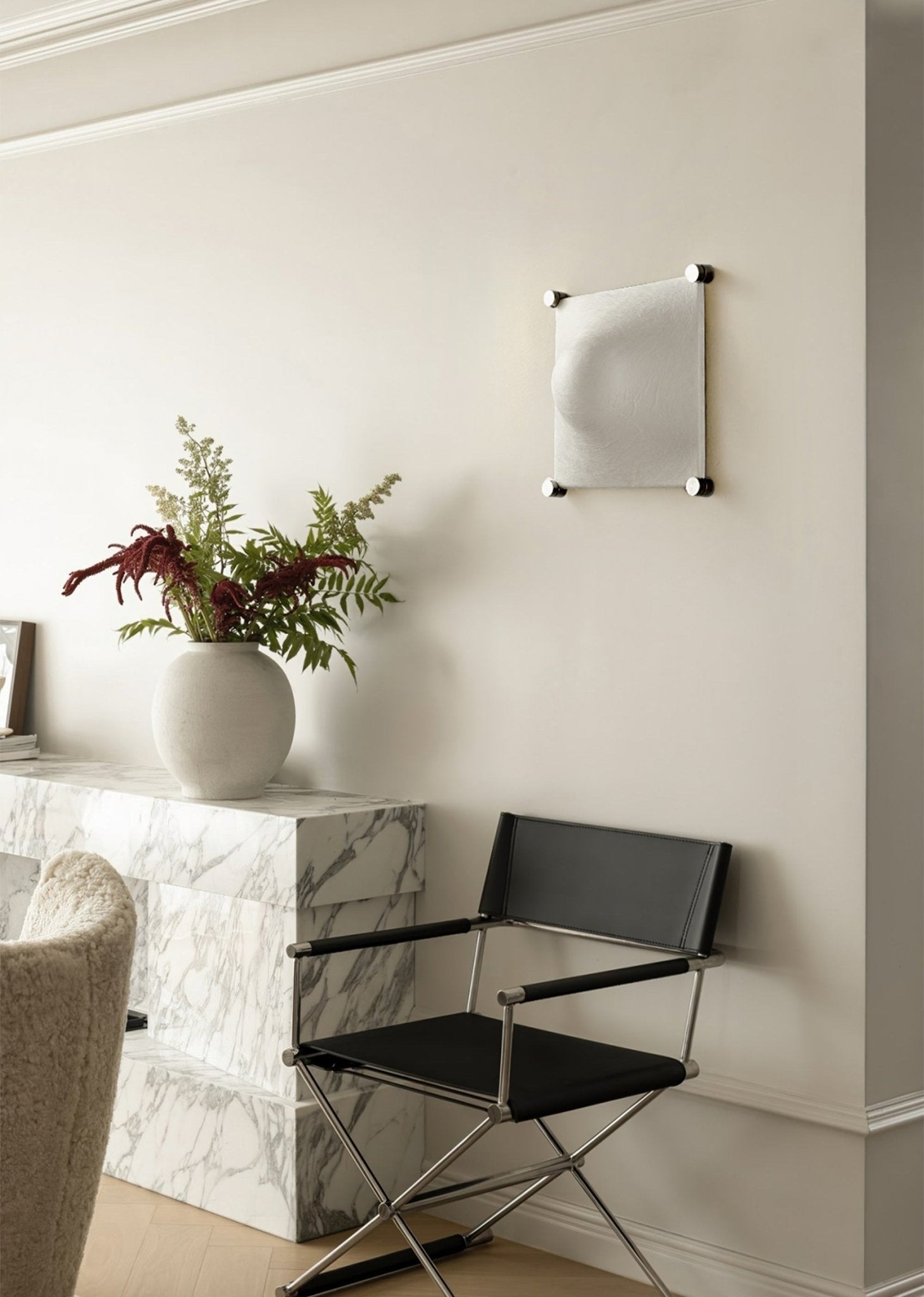 Panel Rustic Silk Wall Light - Letslighting