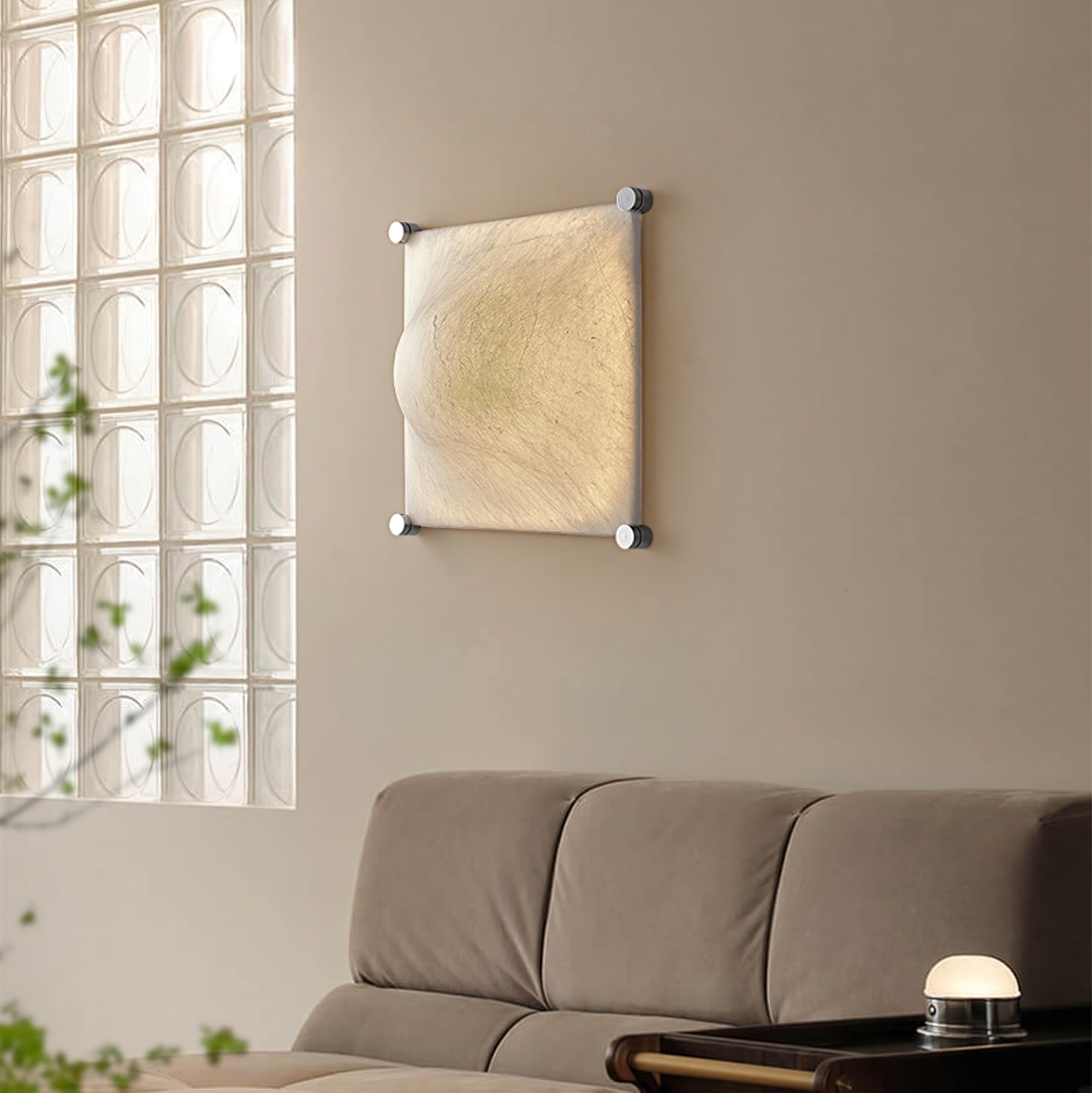 Panel Rustic Silk Wall Light - Letslighting