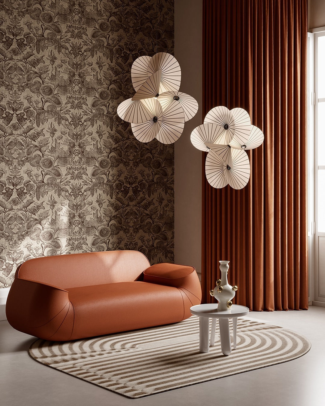 Zerinarae Individual Creativity Fabric Pendant Light - Letslighting