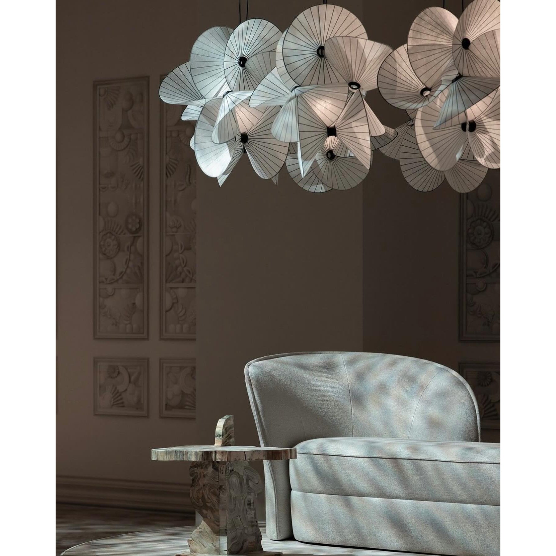 Zerinarae Individual Creativity Fabric Pendant Light - Letslighting