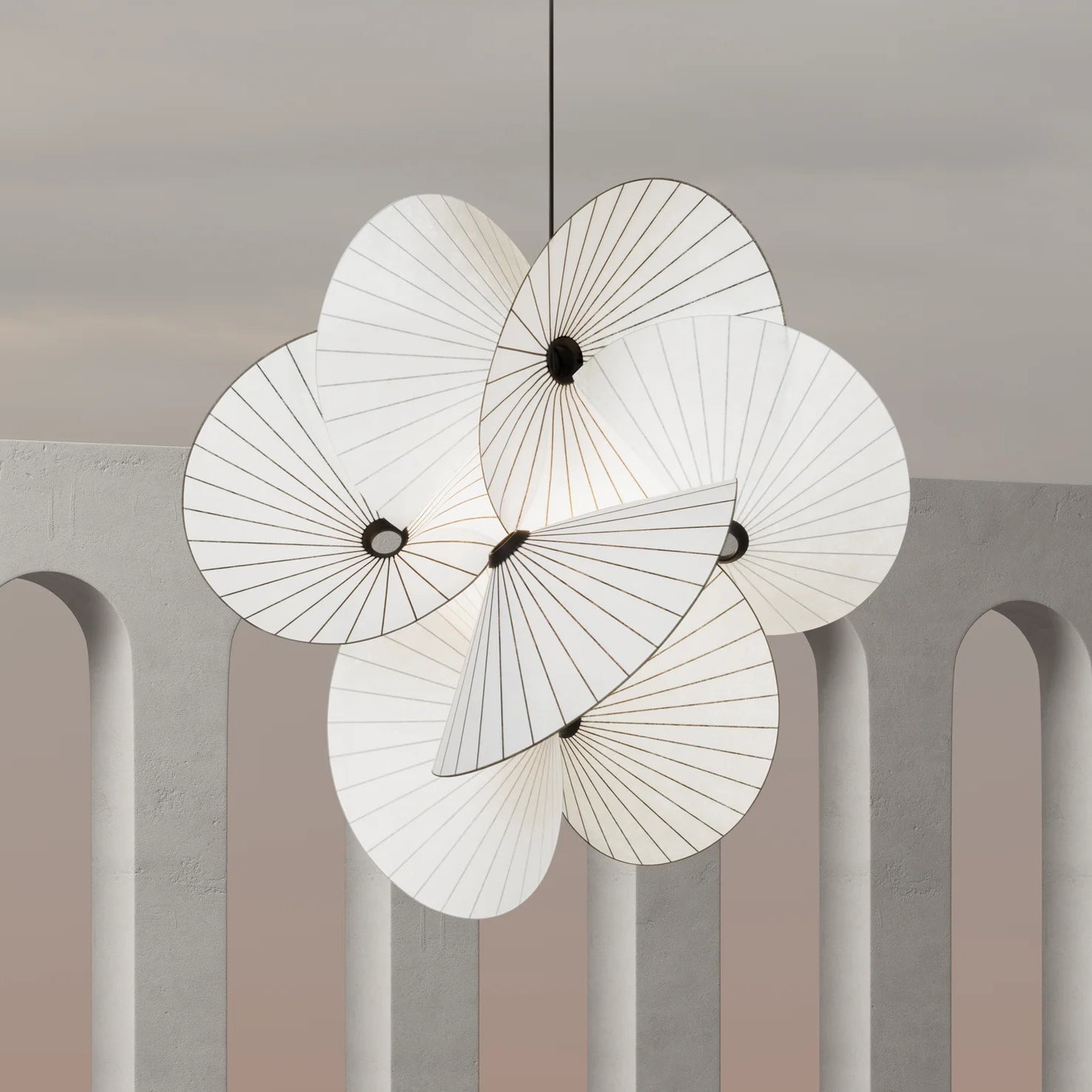 Zerinarae Individual Creativity Fabric Pendant Light - Letslighting