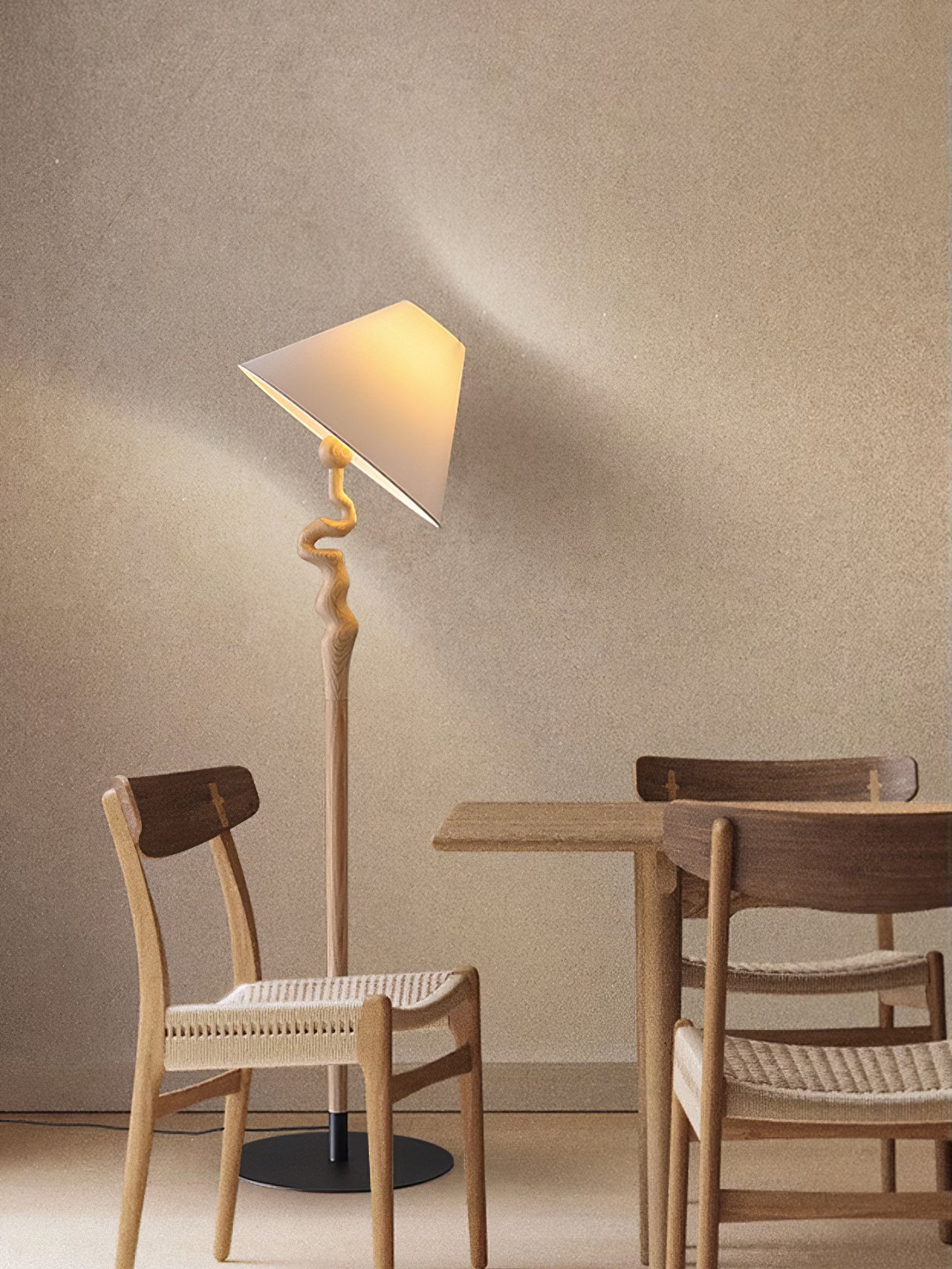 Avloril Artistic Wooden Floor Lamp - Letslighting