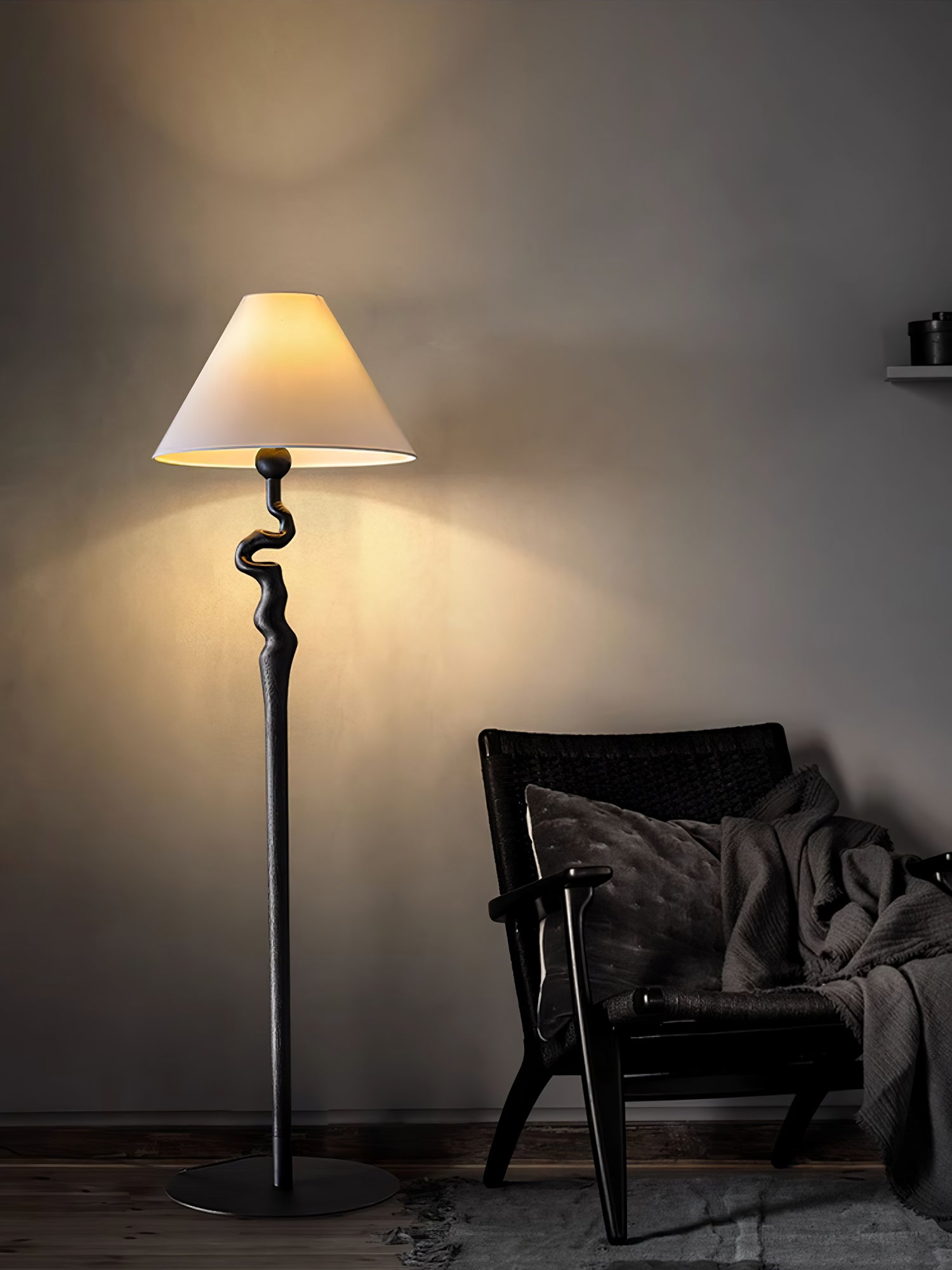 Avloril Artistic Wooden Floor Lamp - Letslighting