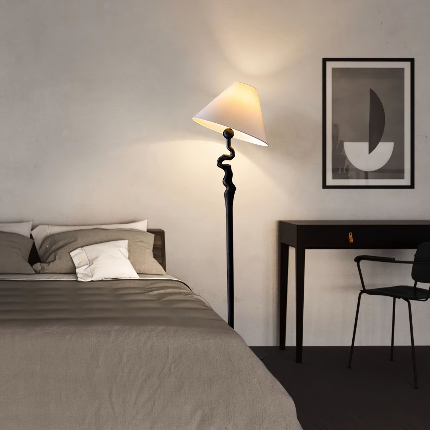 Avloril Artistic Wooden Floor Lamp - Letslighting