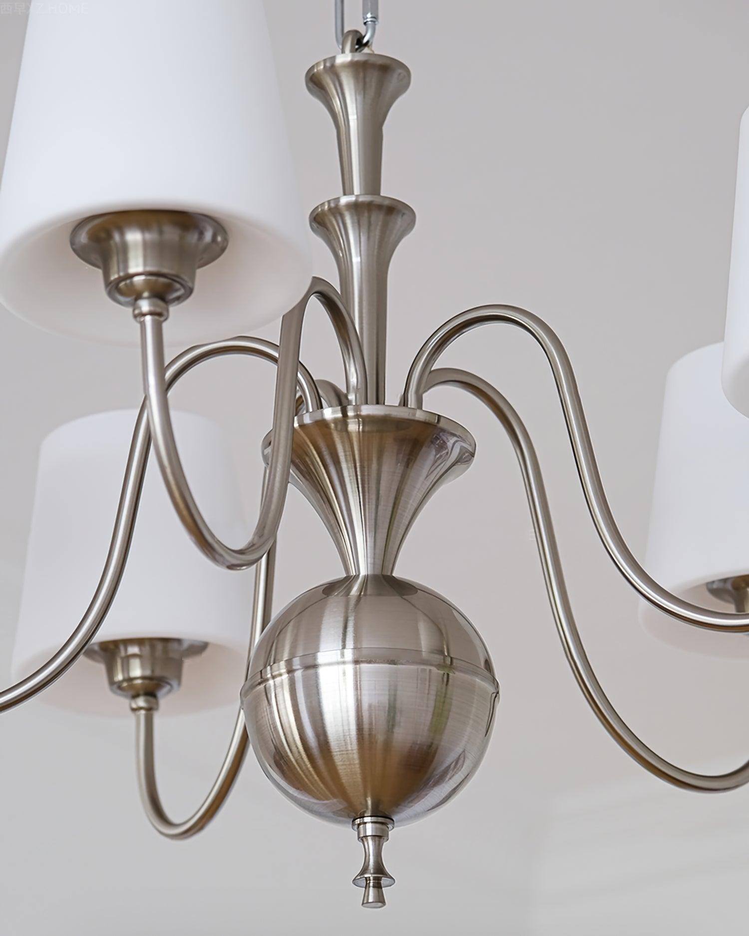 Olmiris Elegant Nickel Chandelier - Letslighting