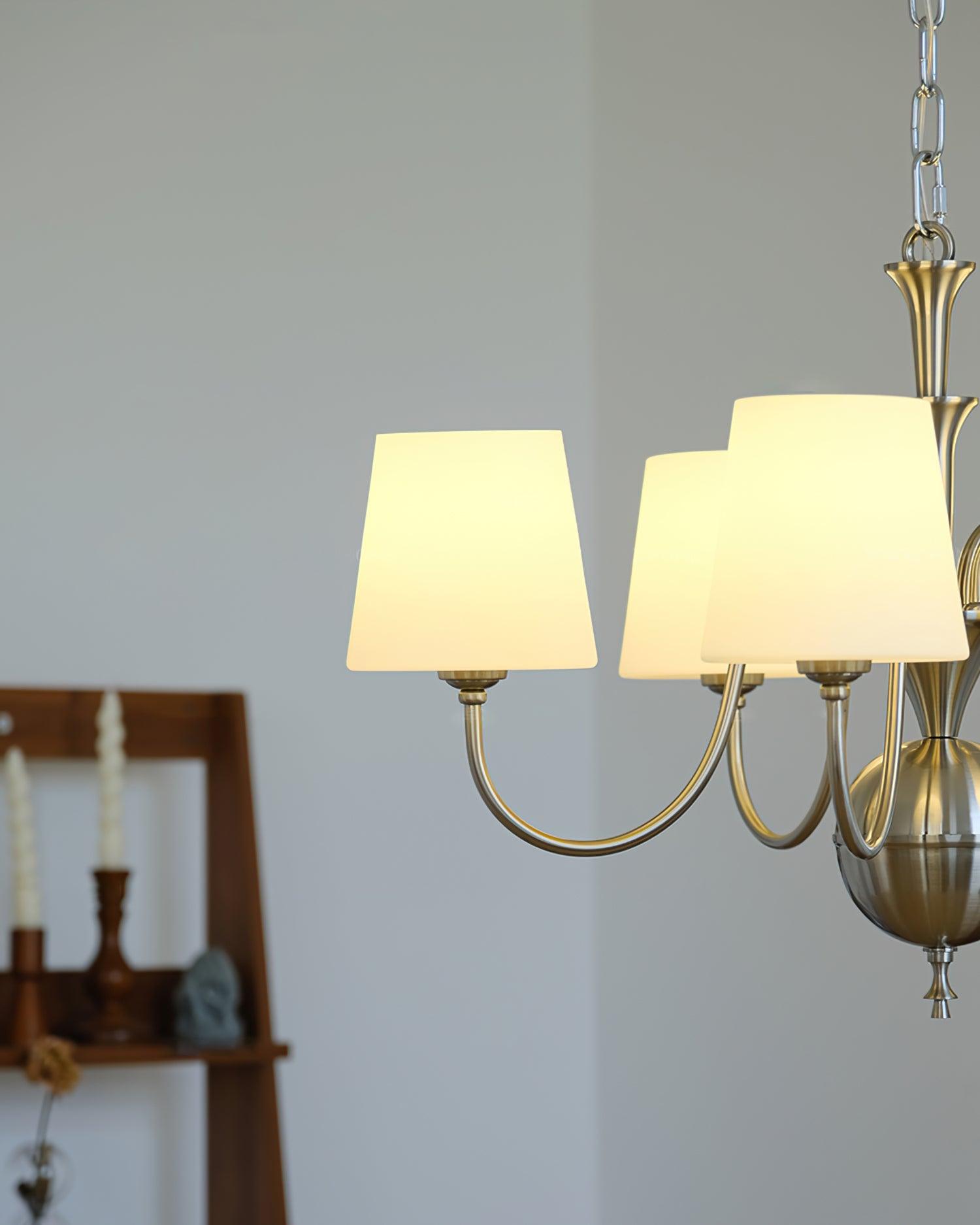 Olmiris Elegant Nickel Chandelier - Letslighting