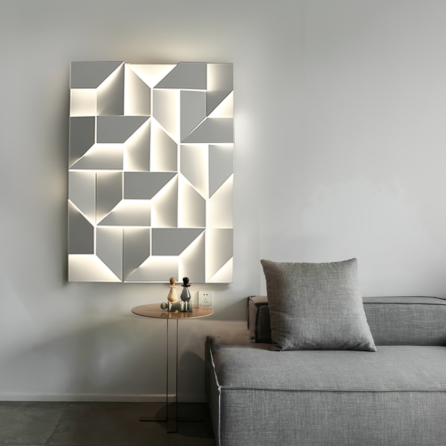 Zoliria Shadows Rechargeable Grand Sconce Wall lamp - Letslighting