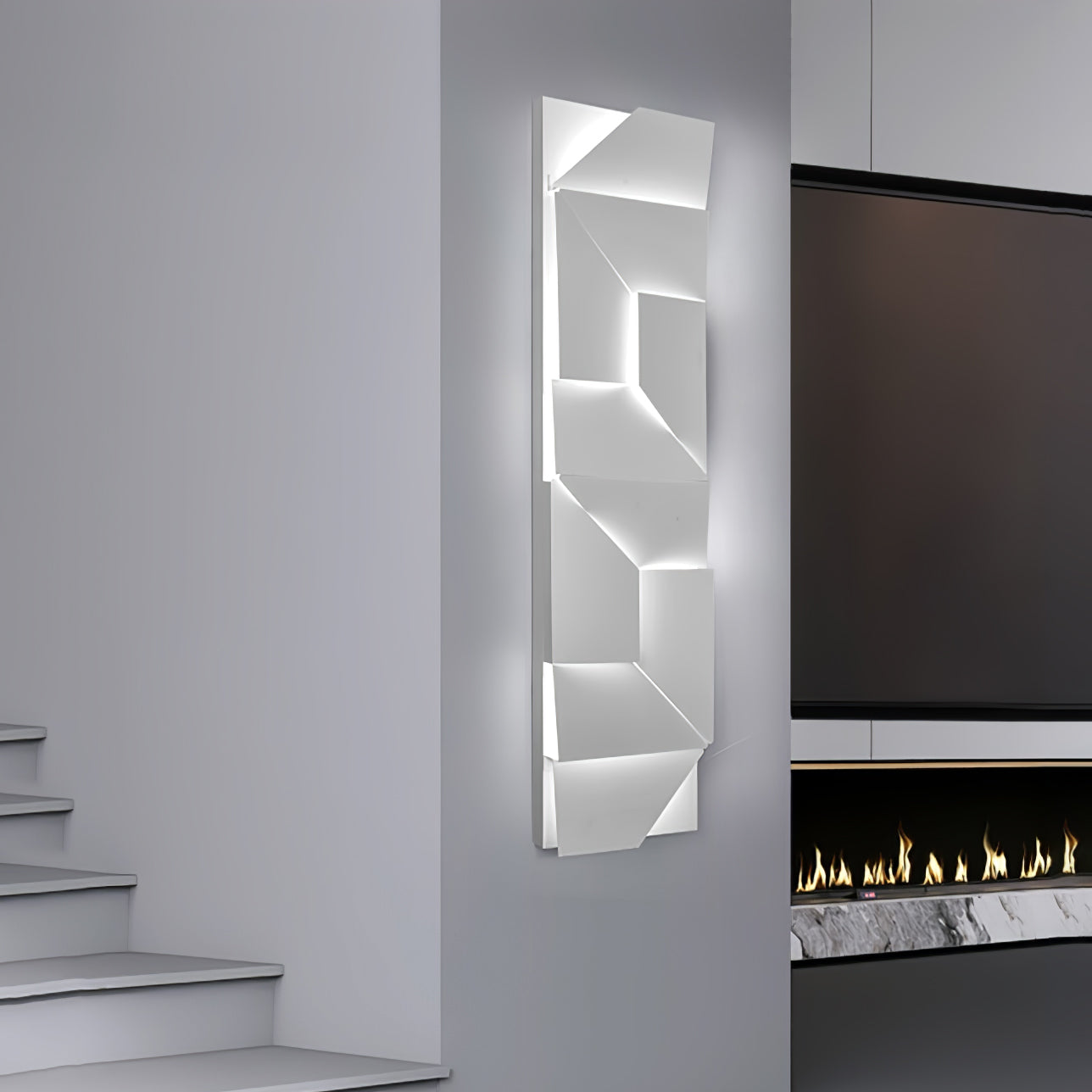 Zoliria Shadows Rechargeable Grand Sconce Wall lamp - Letslighting